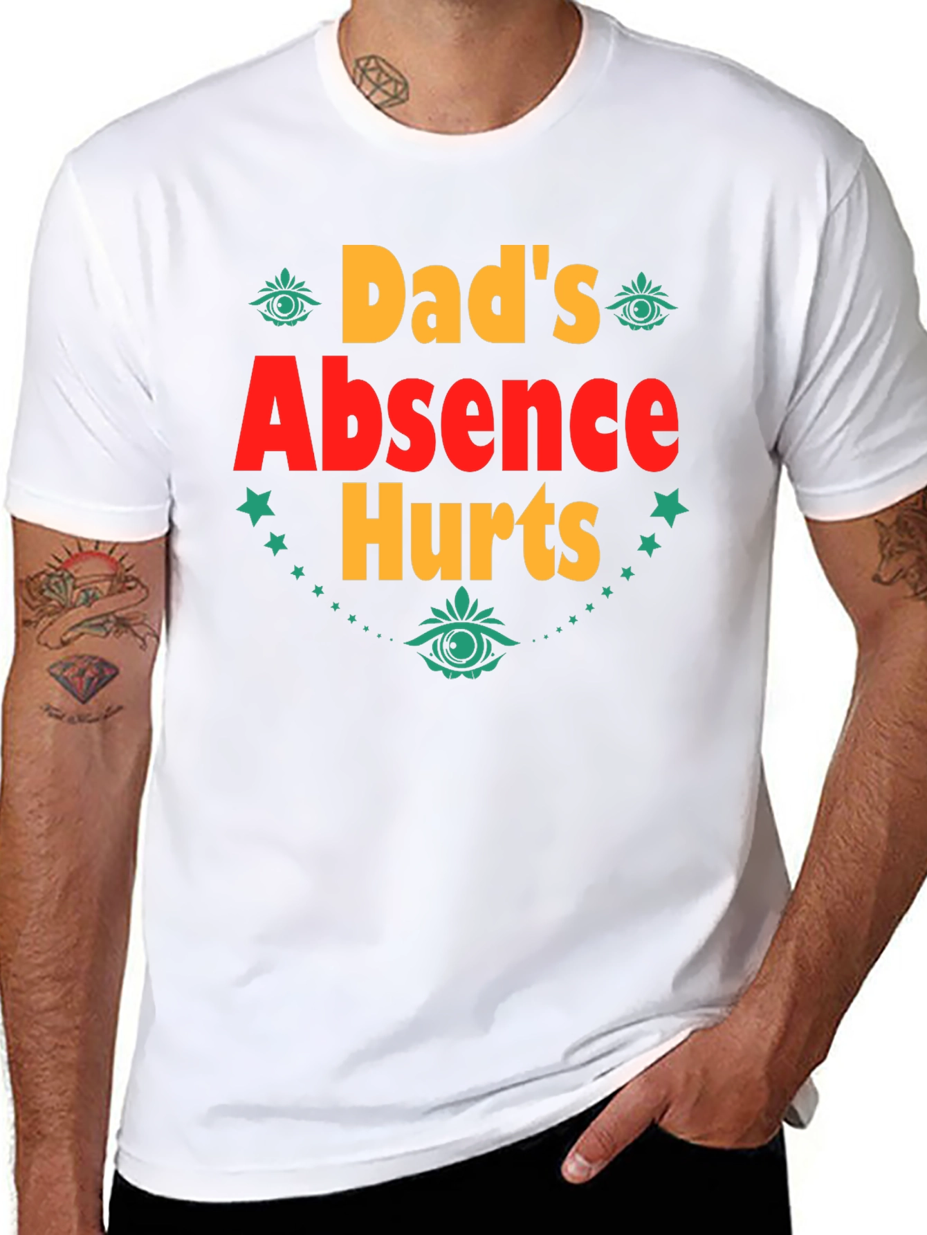 Dads Absence Hurts Graphic Tee
