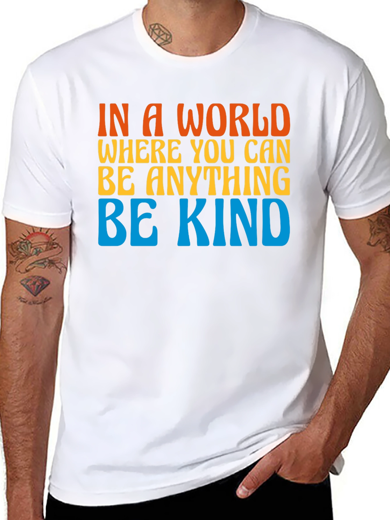Be Kind Graphic T-Shirt - Soft Cotton Blend
