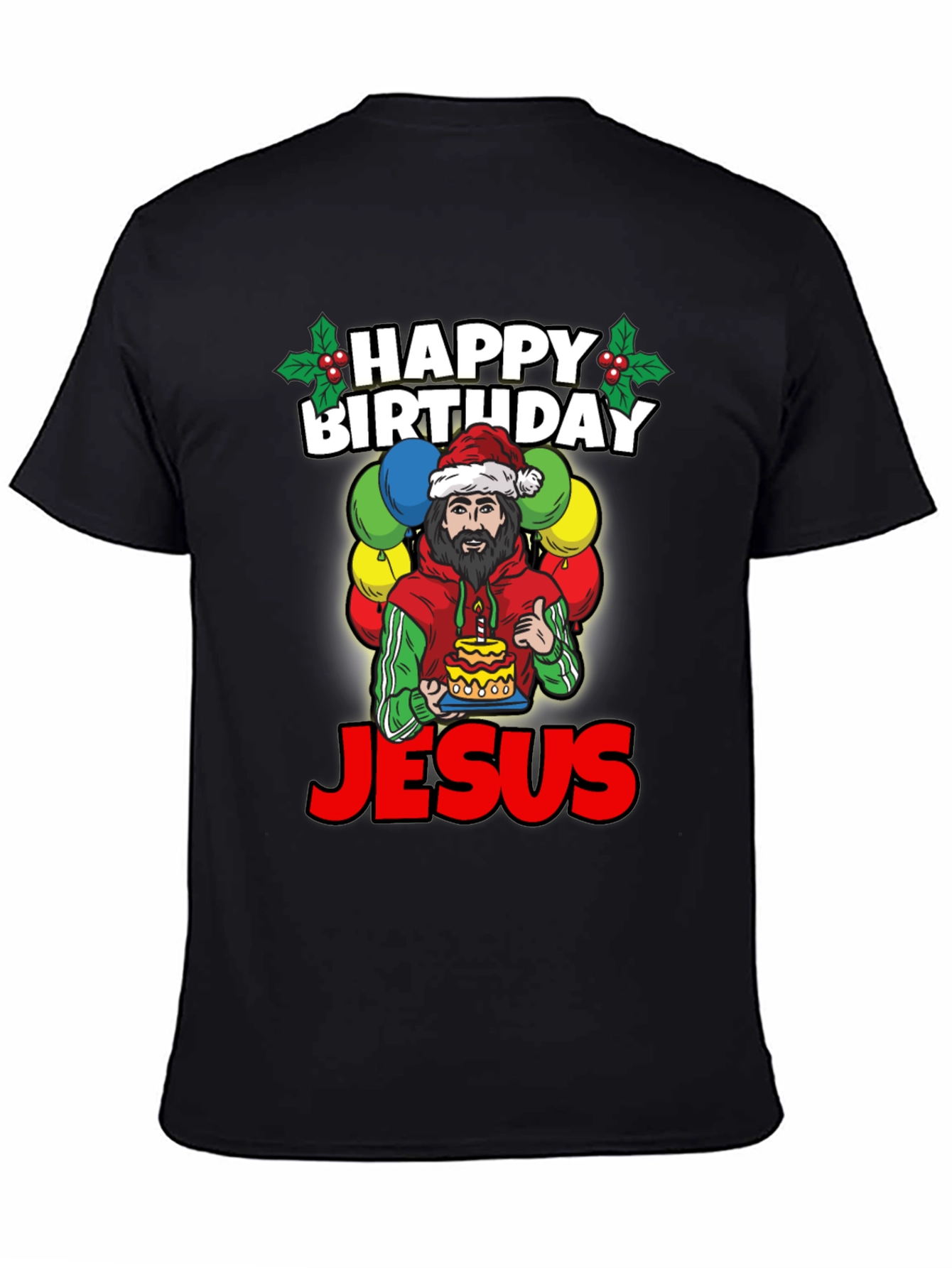Happy Birthday Jesus Graphic Tee