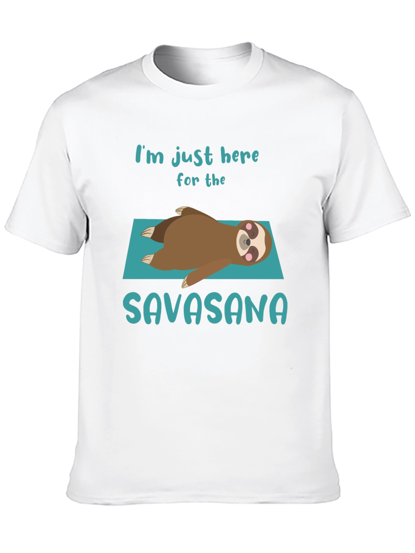 Savasana Sloth T-Shirt - Relaxation Yoga Tee