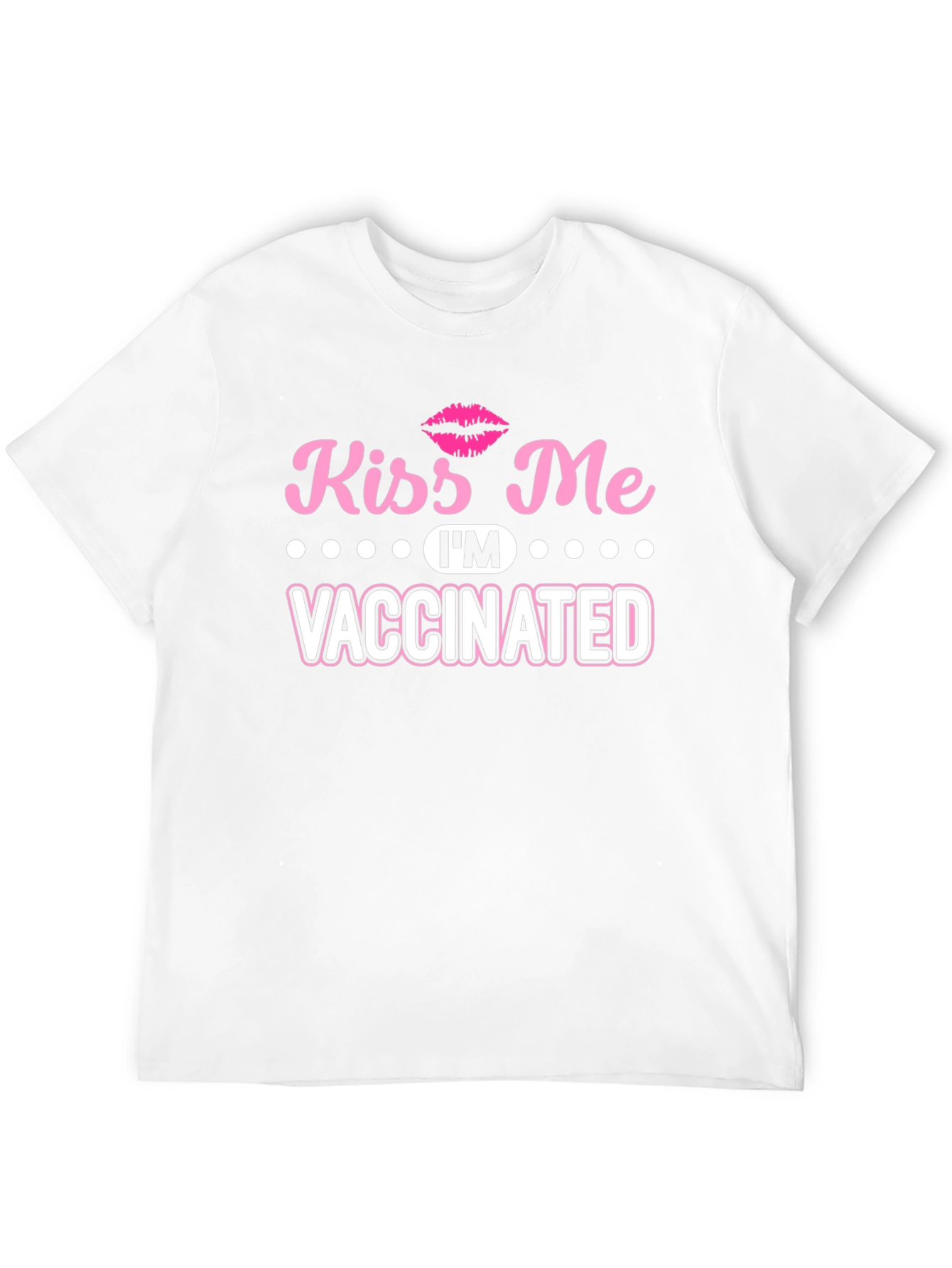 Kiss Me Im Vaccinated Graphic T-Shirt