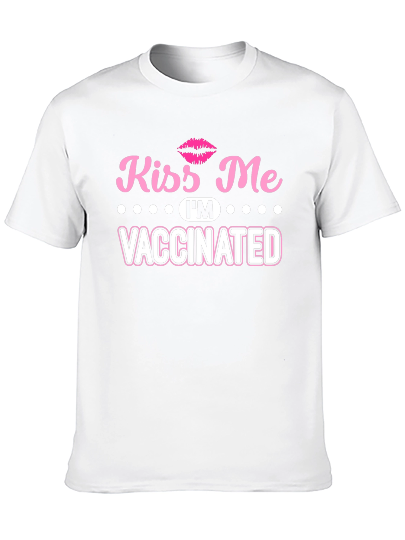 Kiss Me Im Vaccinated Graphic T-Shirt