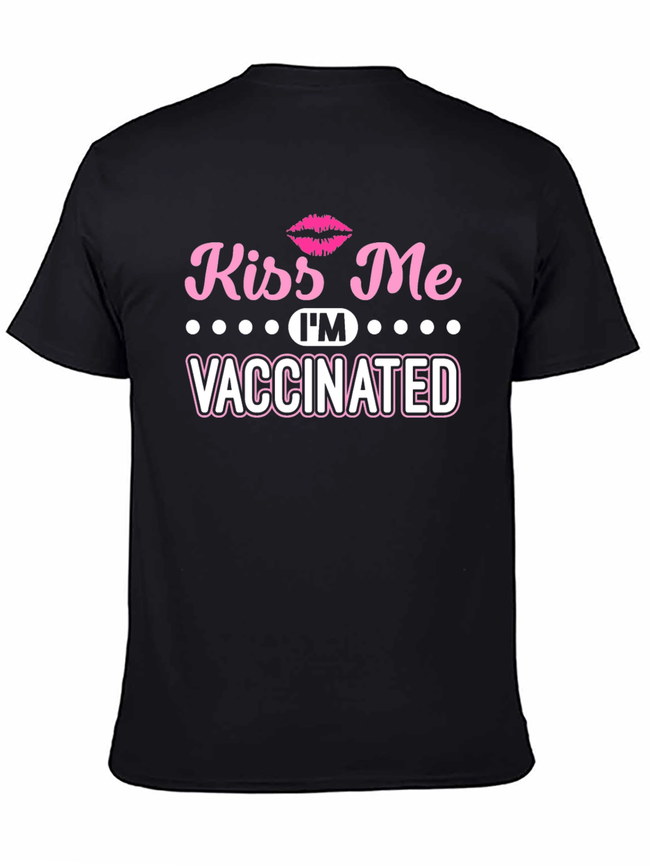 Kiss Me Im Vaccinated Graphic T-Shirt