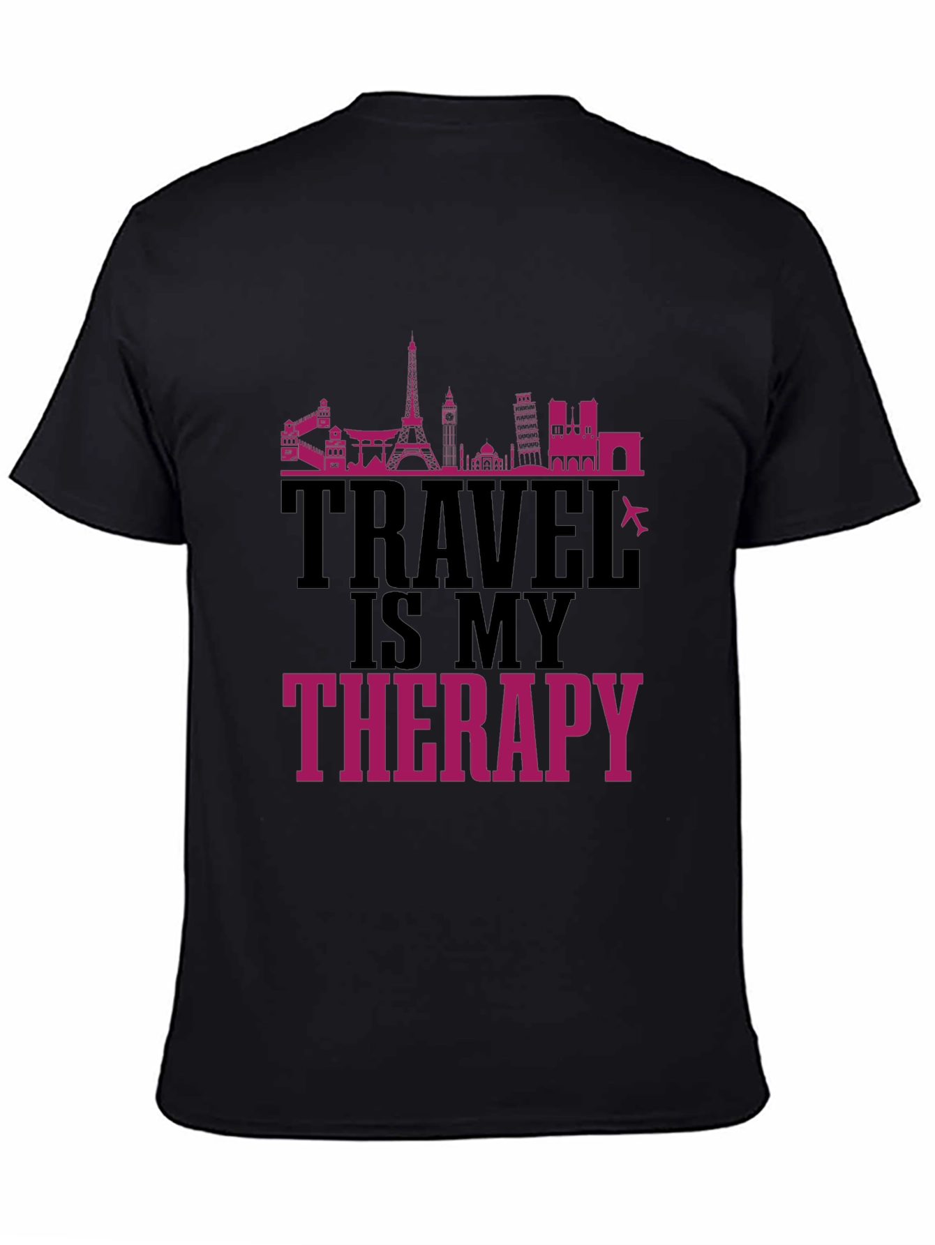 Travel Is My Therapy Graphic T-Shirt