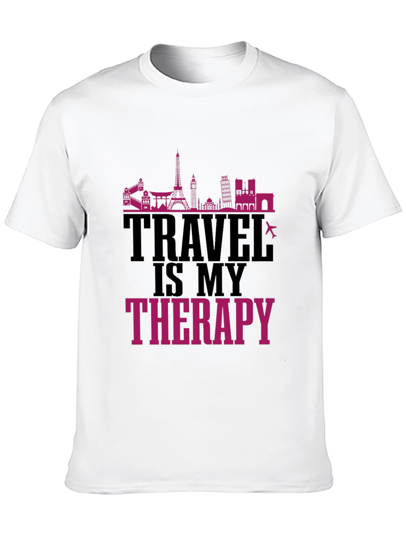Travel Is My Therapy Graphic T-Shirt