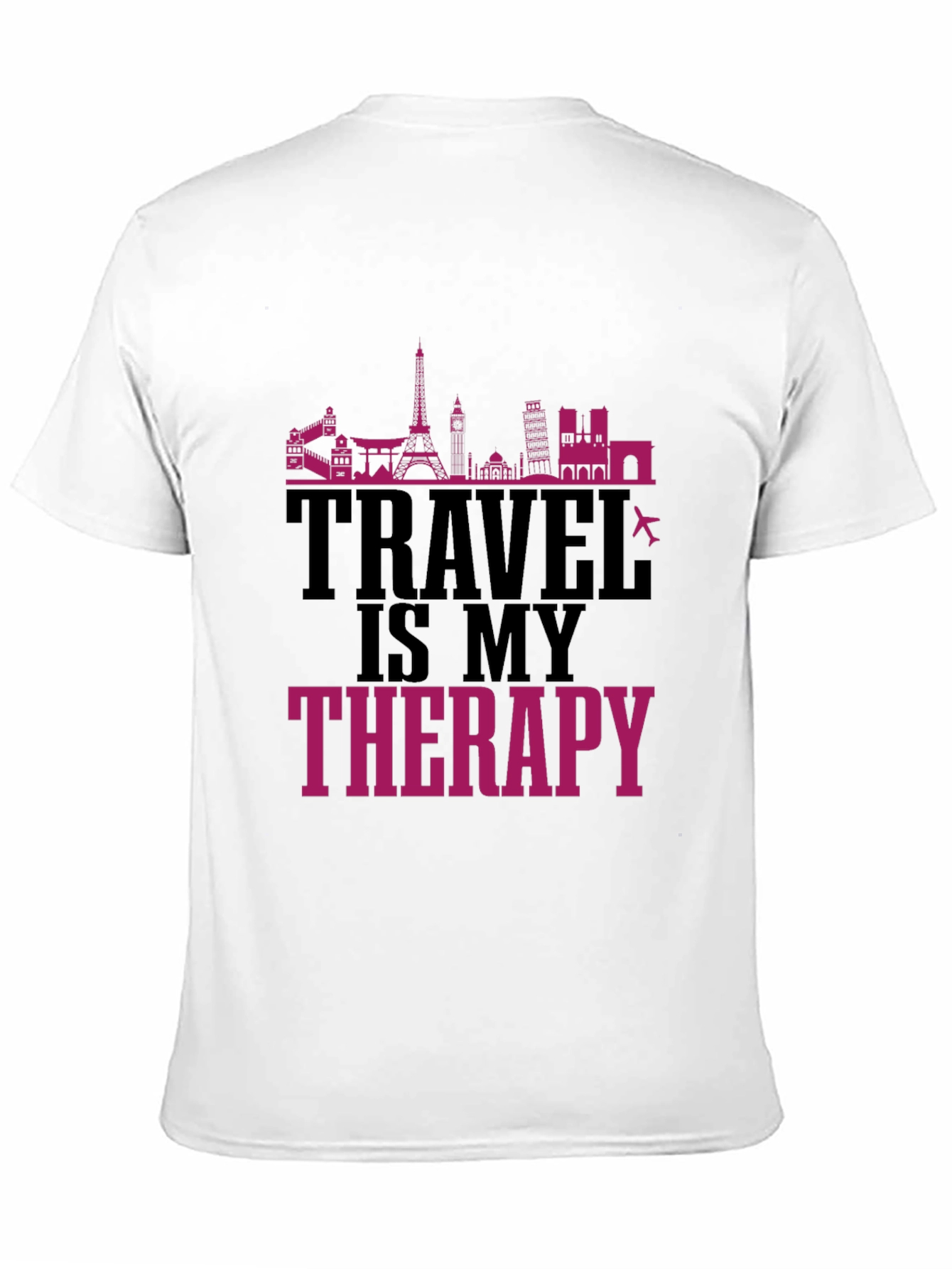 Travel Is My Therapy Graphic T-Shirt