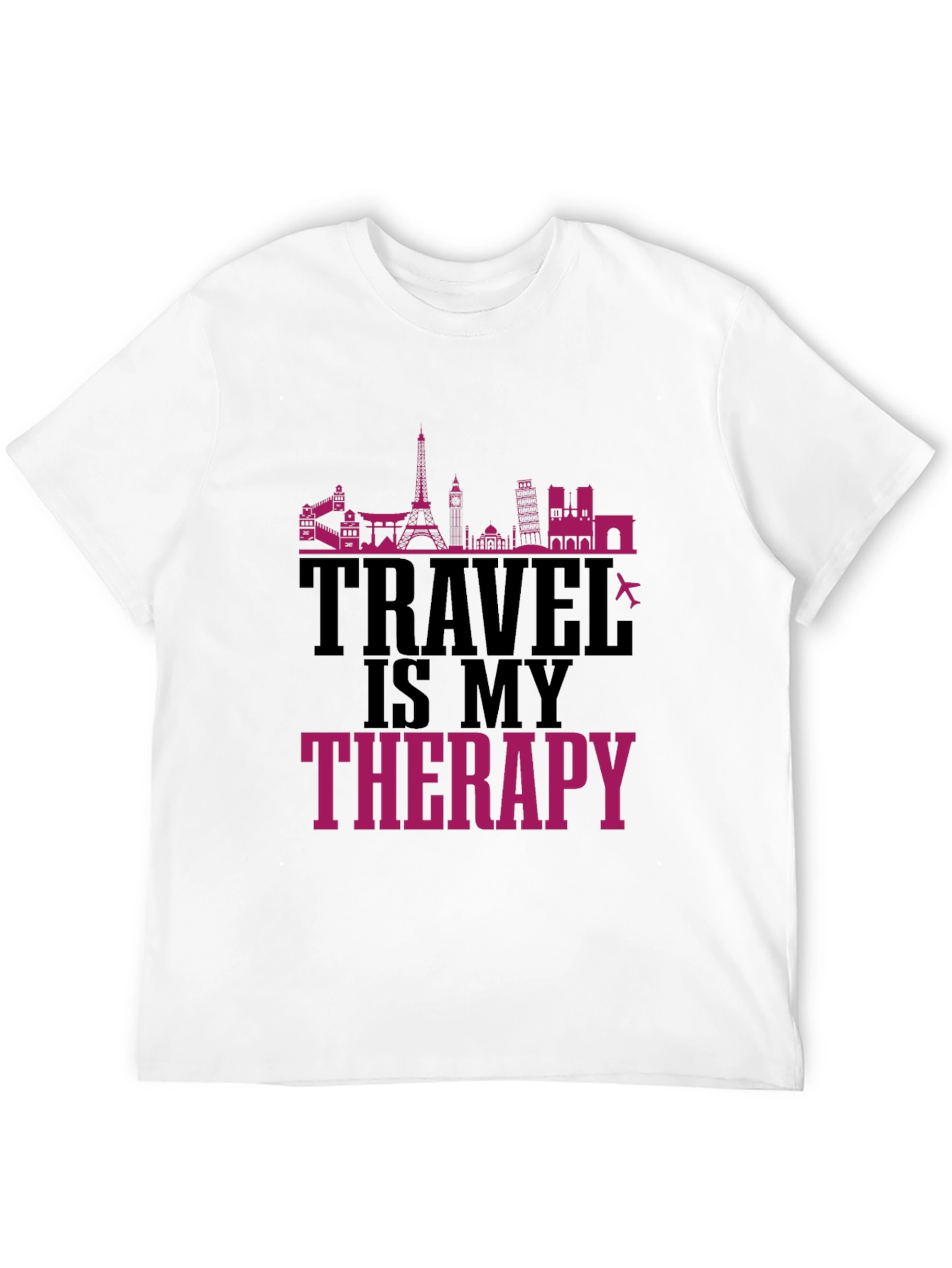 Travel Is My Therapy Graphic T-Shirt