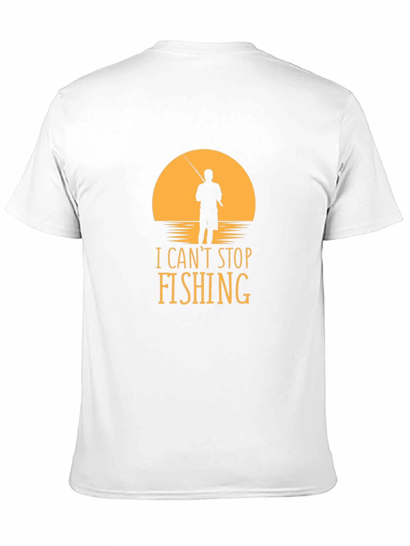 I Cant Stop Fishing T-Shirt - Black