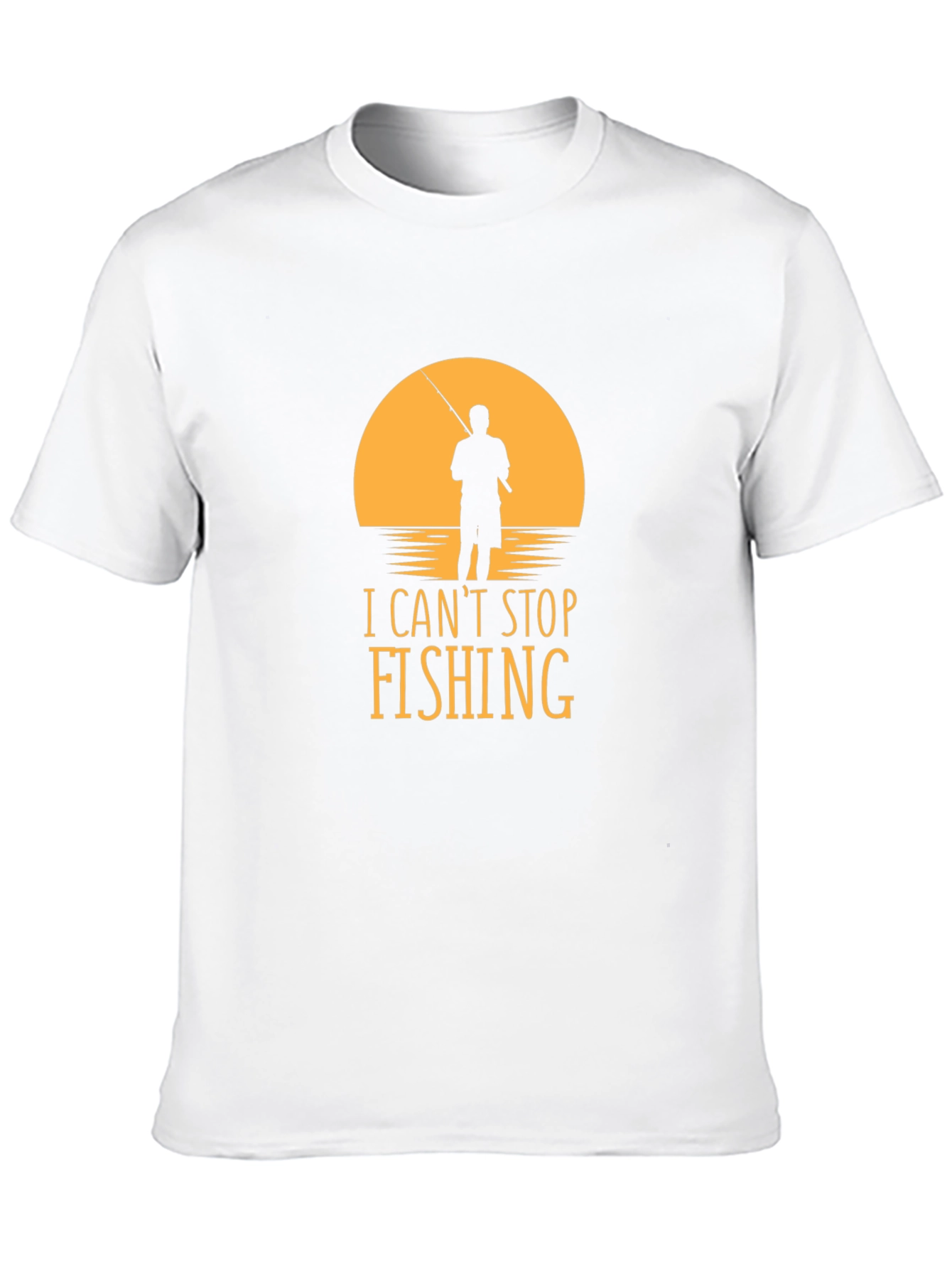 I Cant Stop Fishing T-Shirt - Black