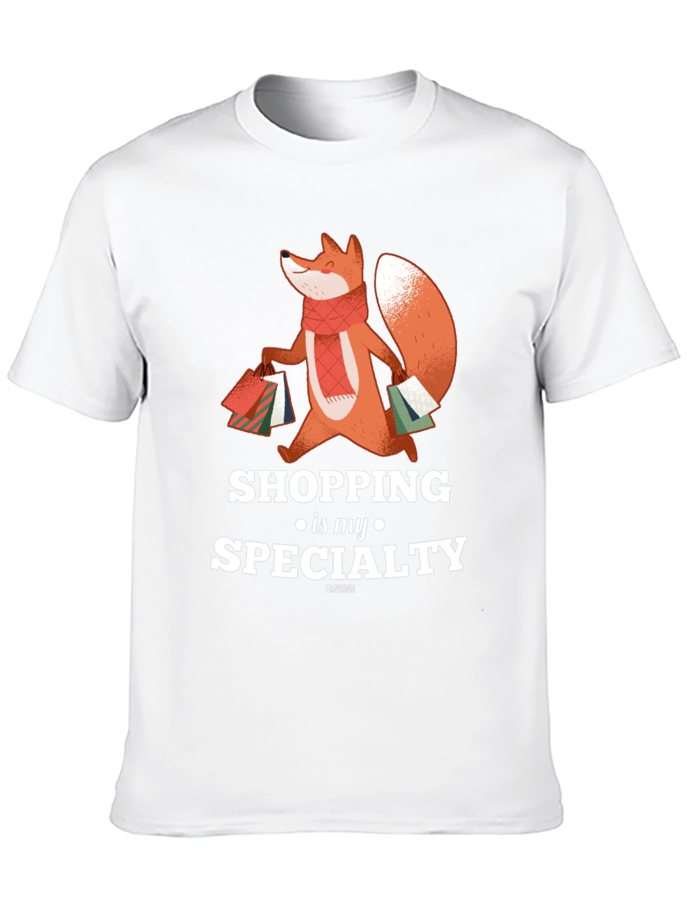 Shopping Fox T-Shirt - Specialty Design