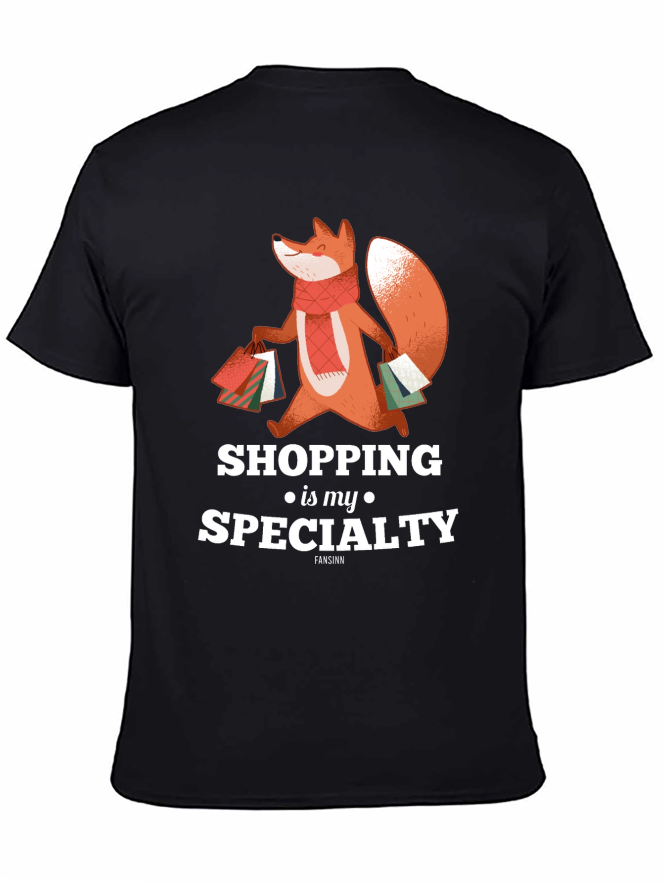Shopping Fox T-Shirt - Specialty Design