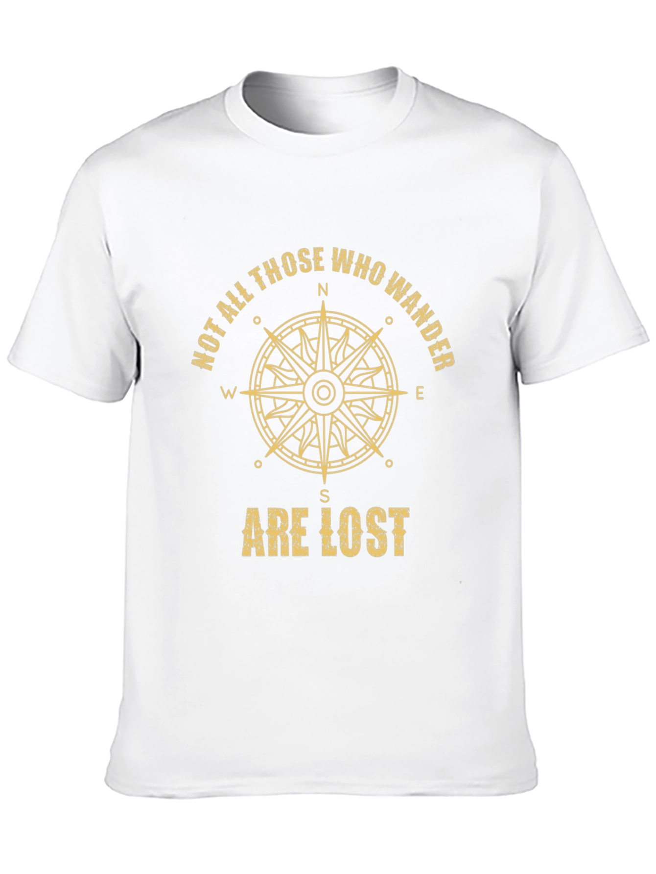 Wanderlust Compass Graphic T-Shirt - Adventure Awaits!