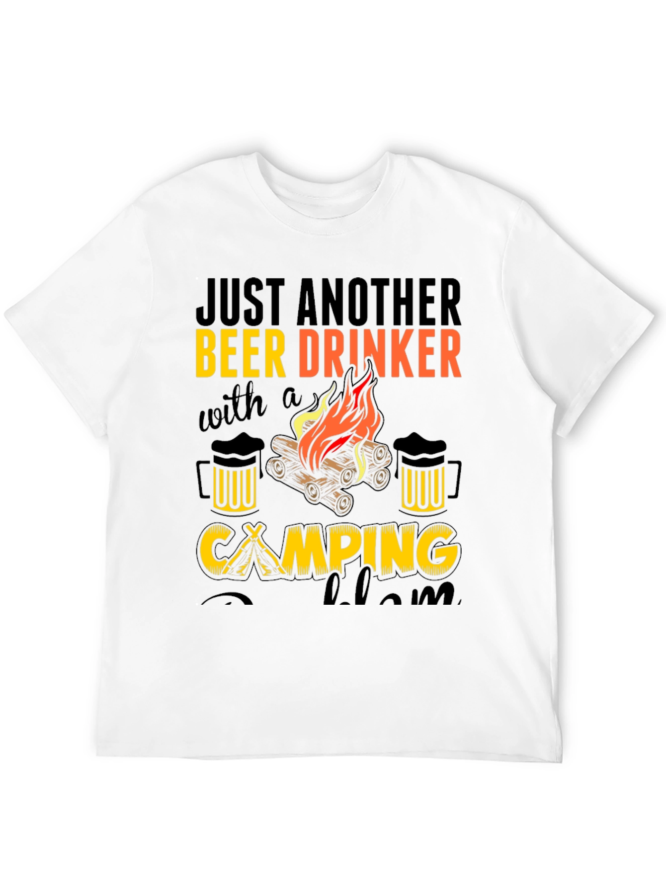 Beer Drinker Camping T-Shirt