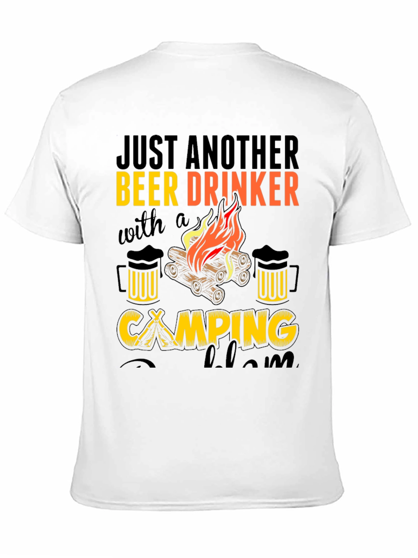 Beer Drinker Camping T-Shirt
