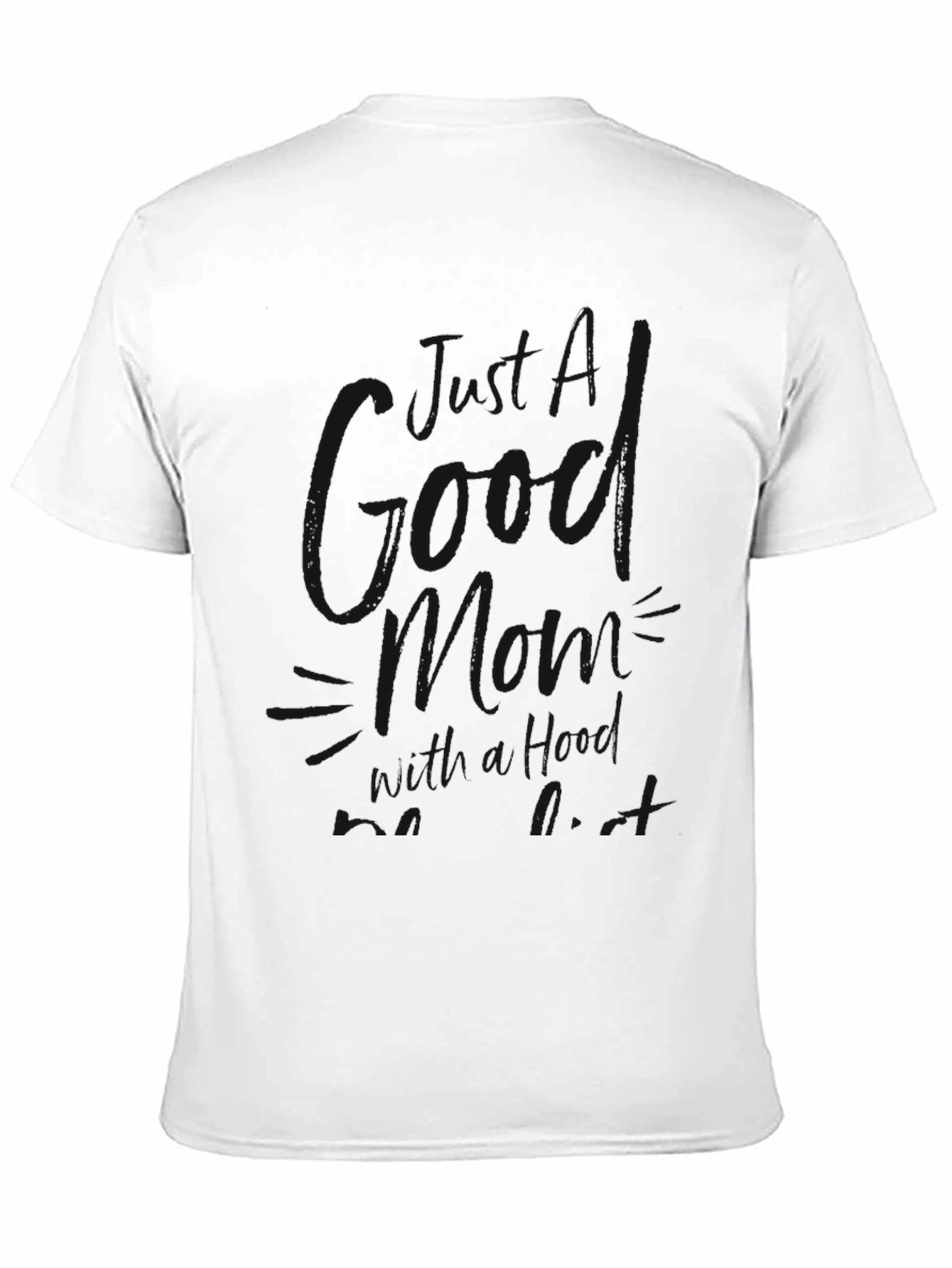 Mens Black Short Sleeve Graphic T-Shirt