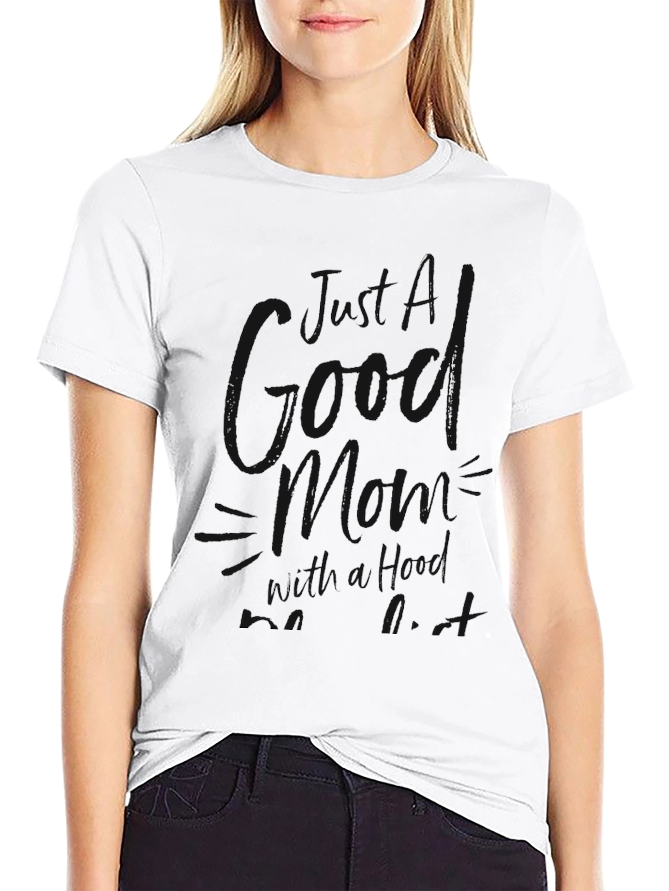 Mens Black Short Sleeve Graphic T-Shirt