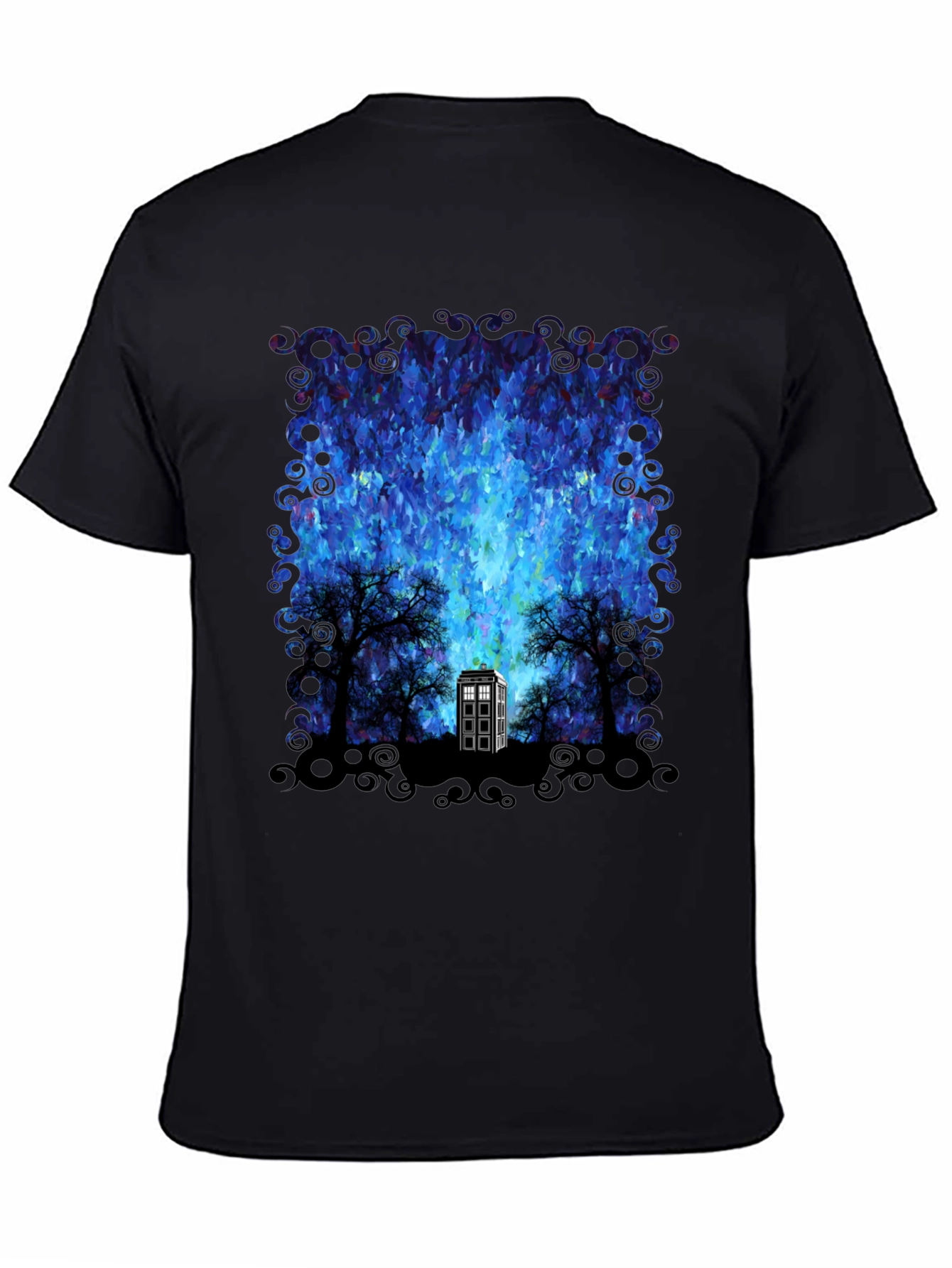 Doctor Who TARDIS Impressionist Mens Graphic Tee