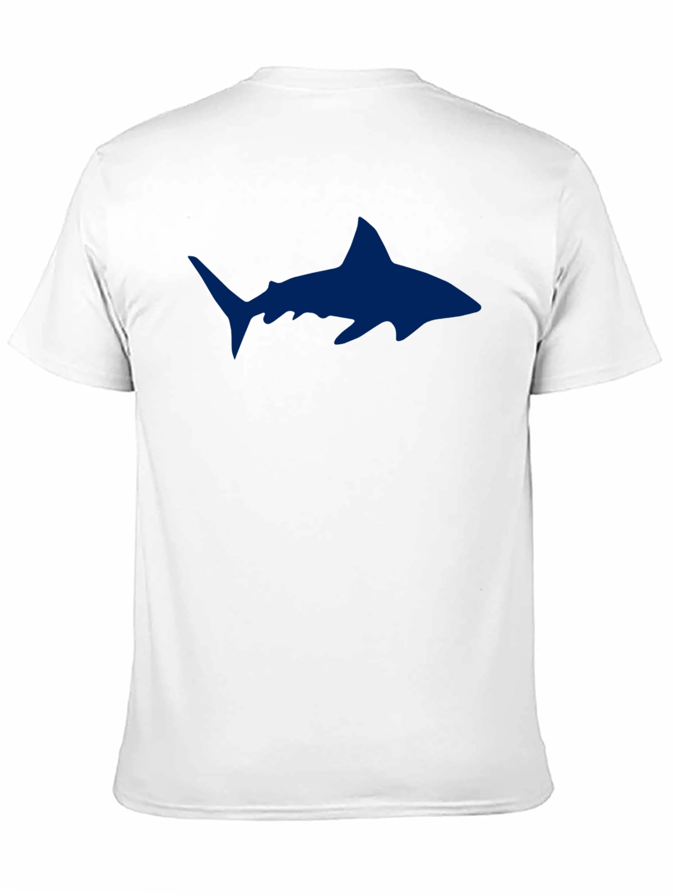 Shark Graphic Print Black T-Shirt
