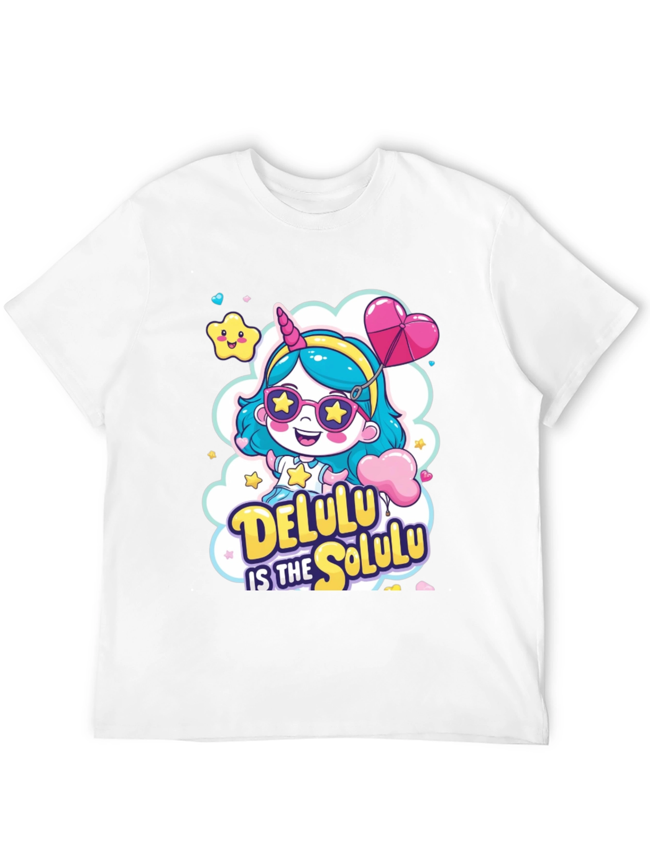Delulu Unicorn Graphic Tee