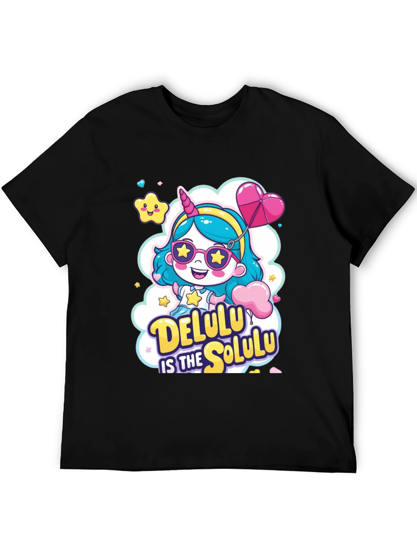 Delulu Unicorn Graphic Tee