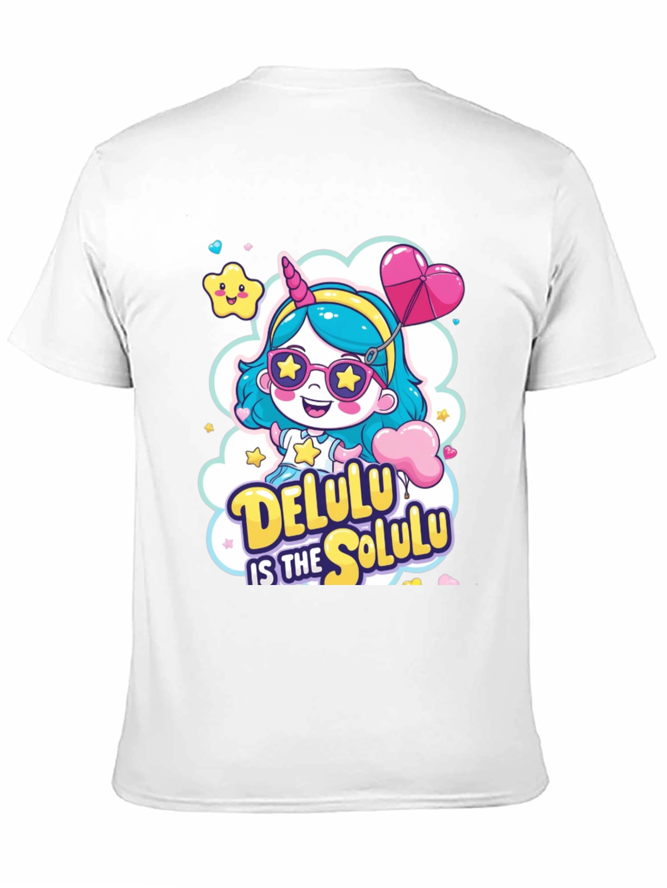 Delulu Unicorn Graphic Tee