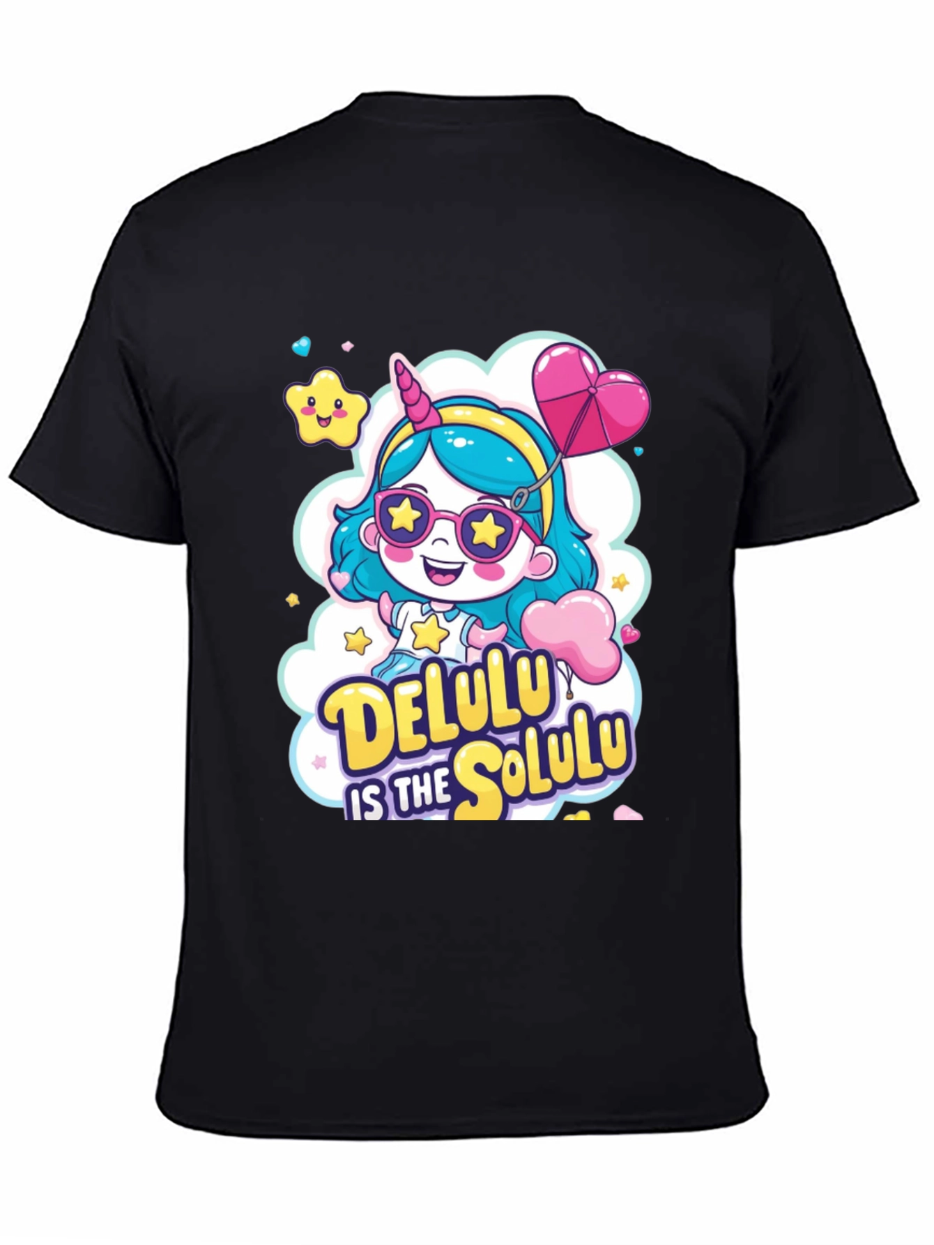 Delulu Unicorn Graphic Tee