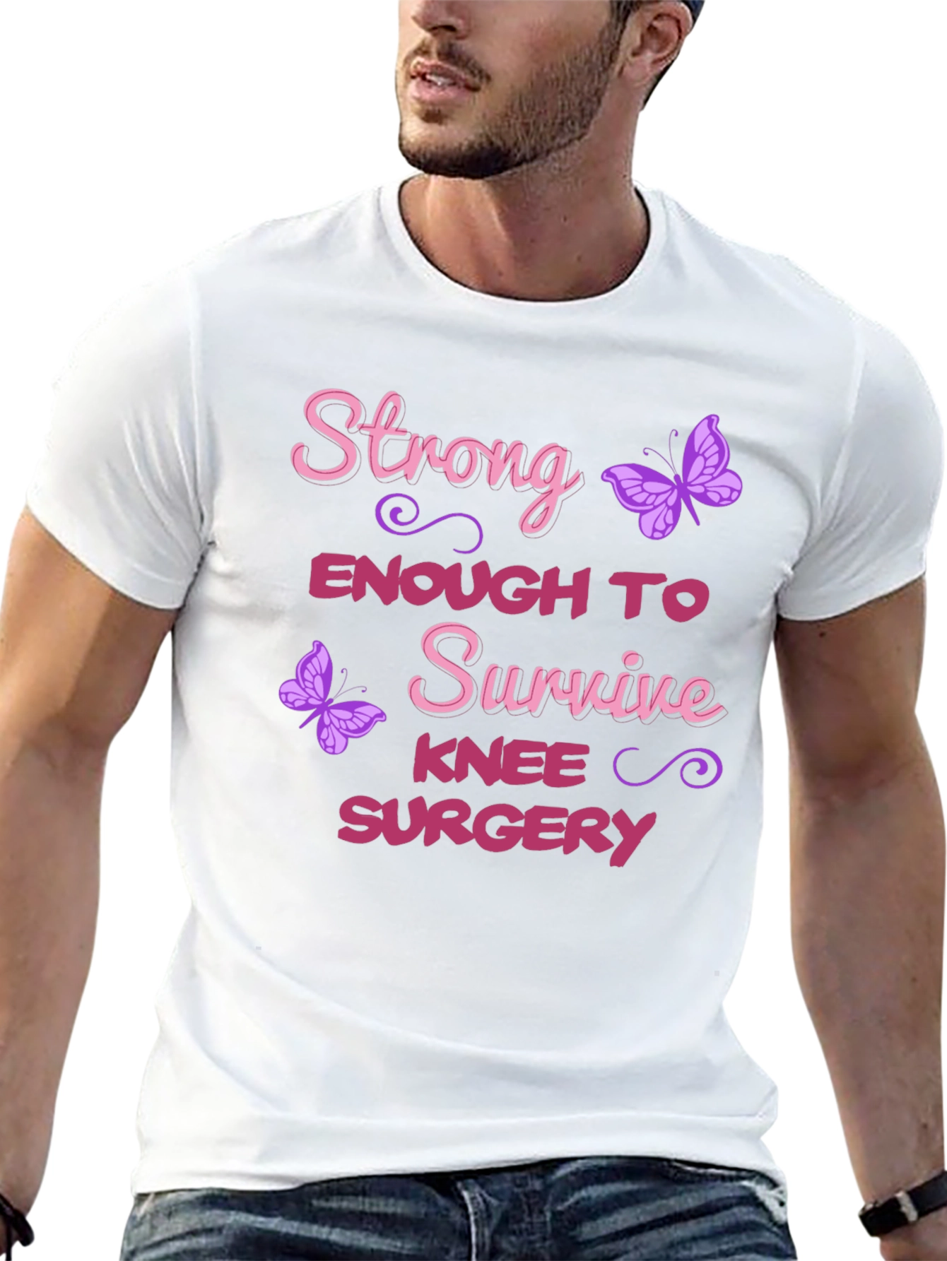 Strong Enough Knee Surgery T-Shirt