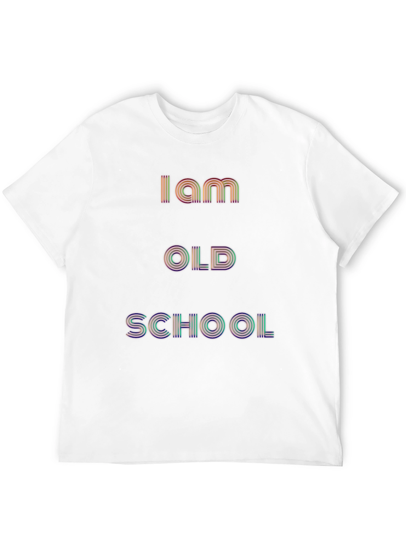 Retro I am Old School Black T-Shirt
