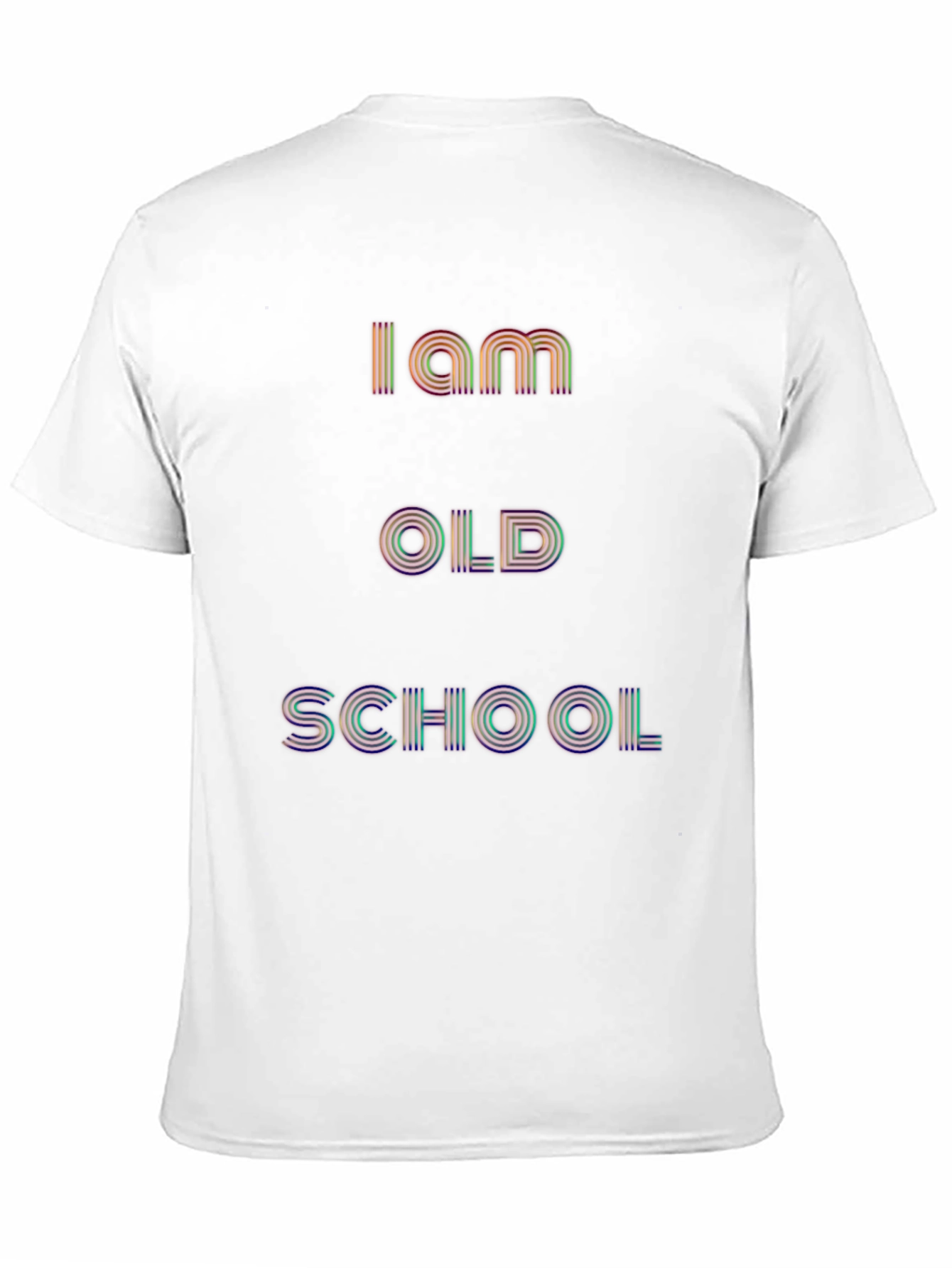 Retro I am Old School Black T-Shirt