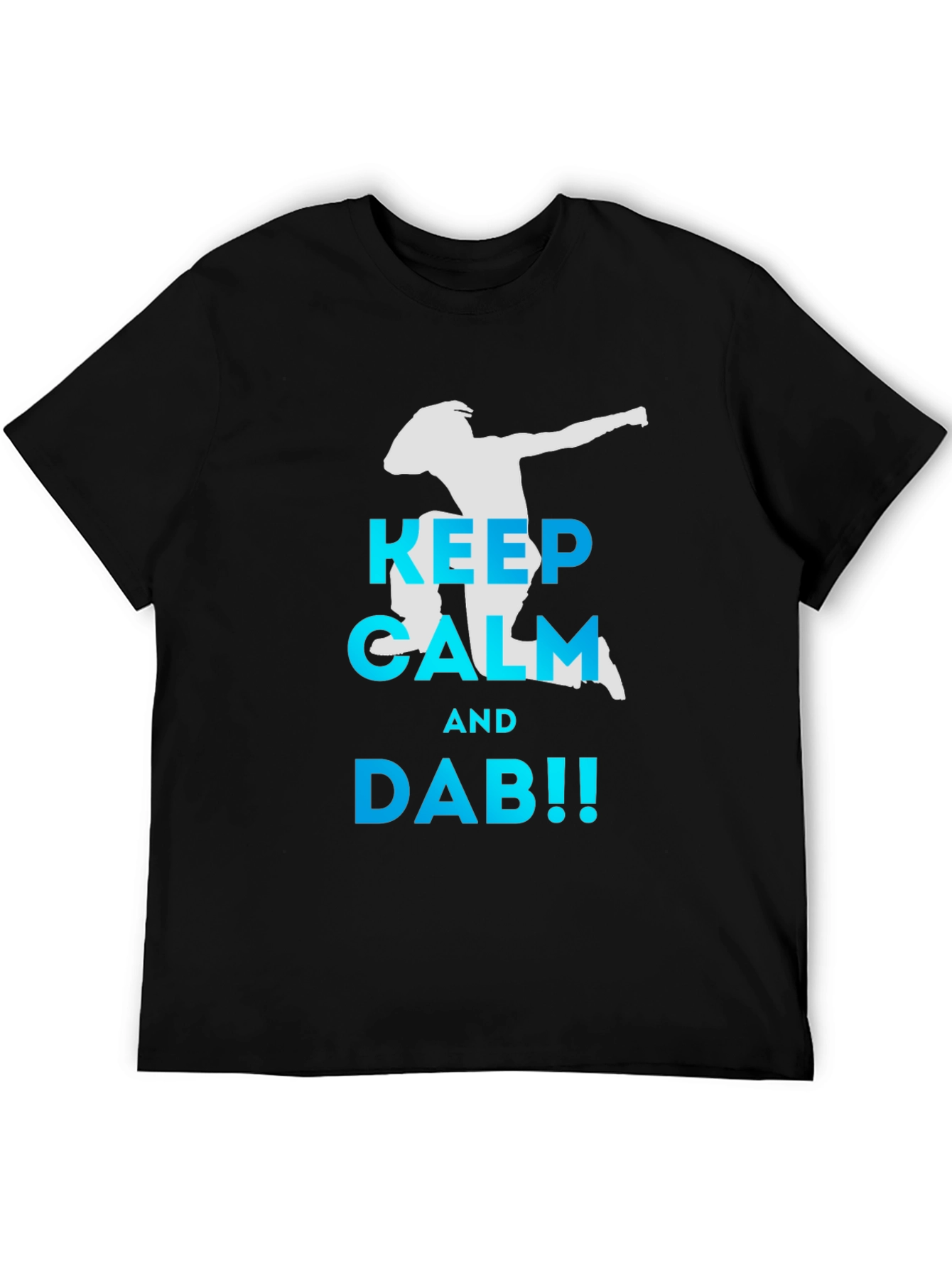 Keep Calm and Dab! Mens Black T-Shirt