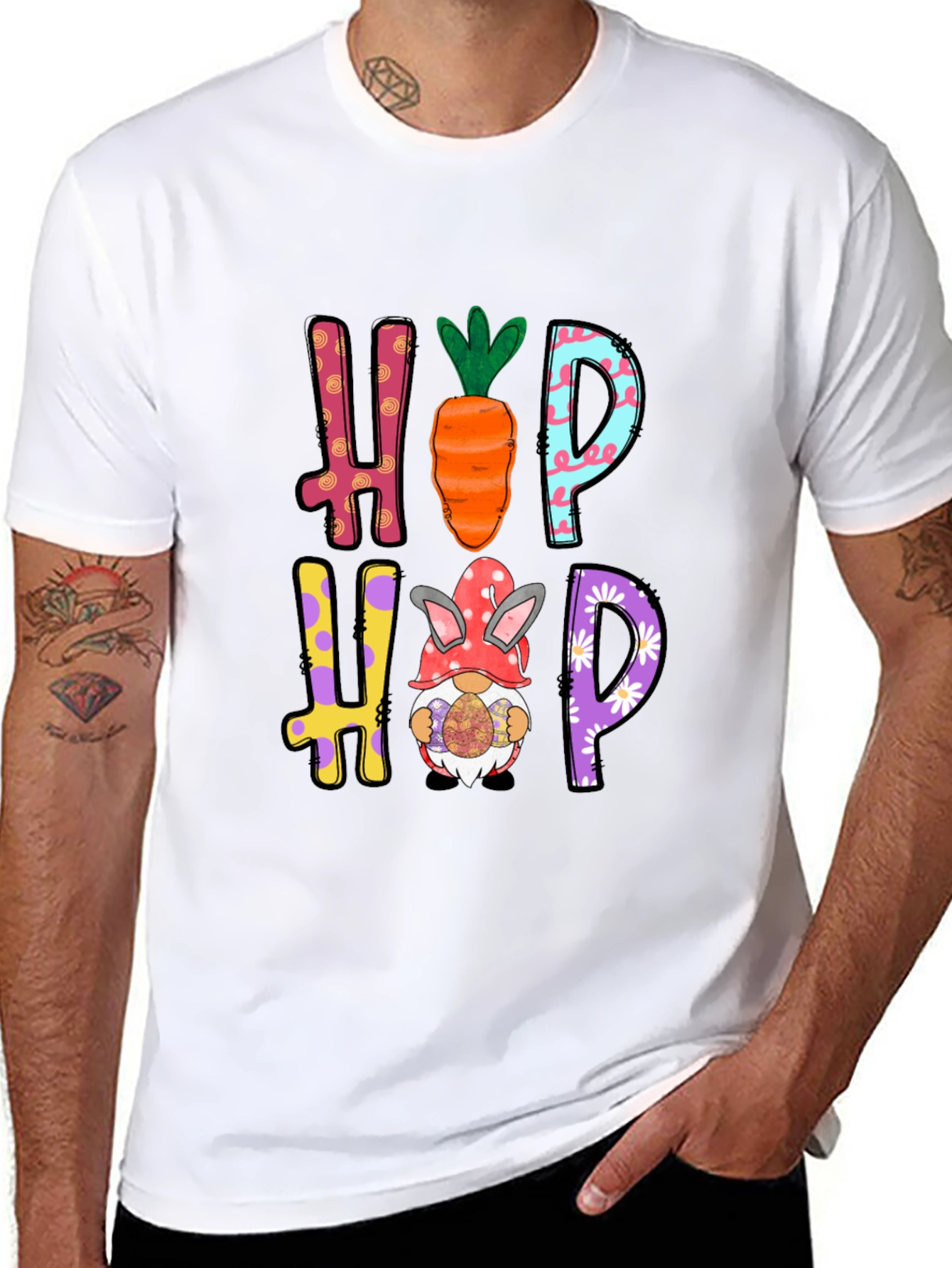Hop Easter T-Shirt - Cute Holiday Apparel