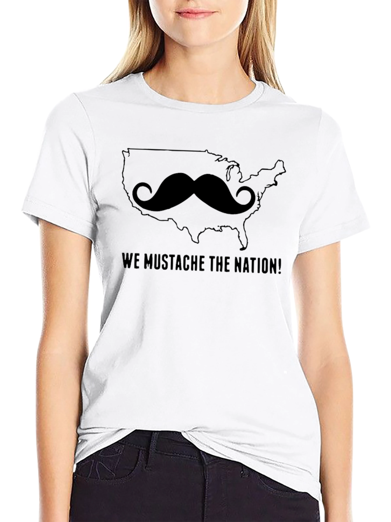 We Mustache the Nation Tee