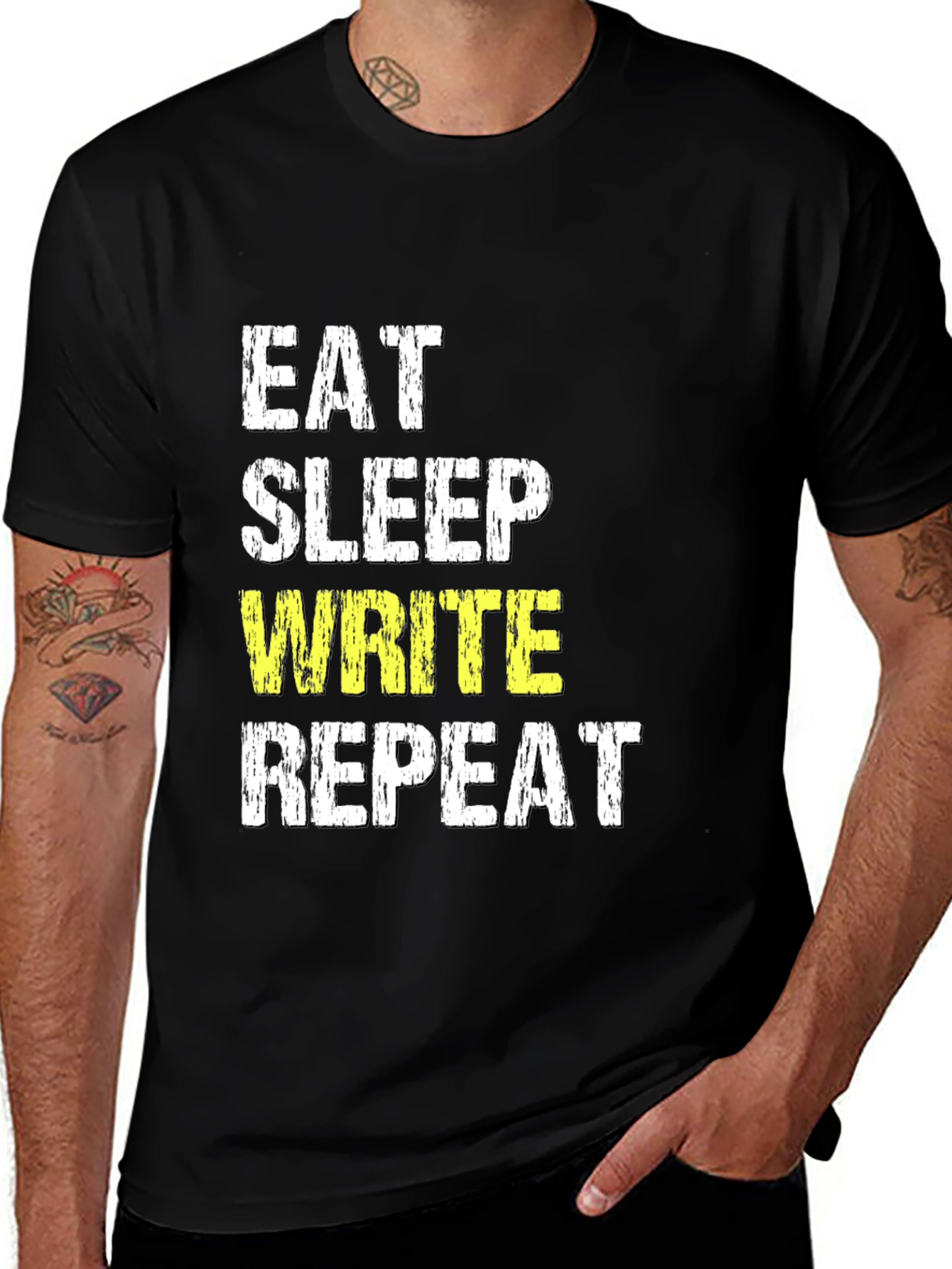 Eat Sleep Write Repeat T-Shirt
