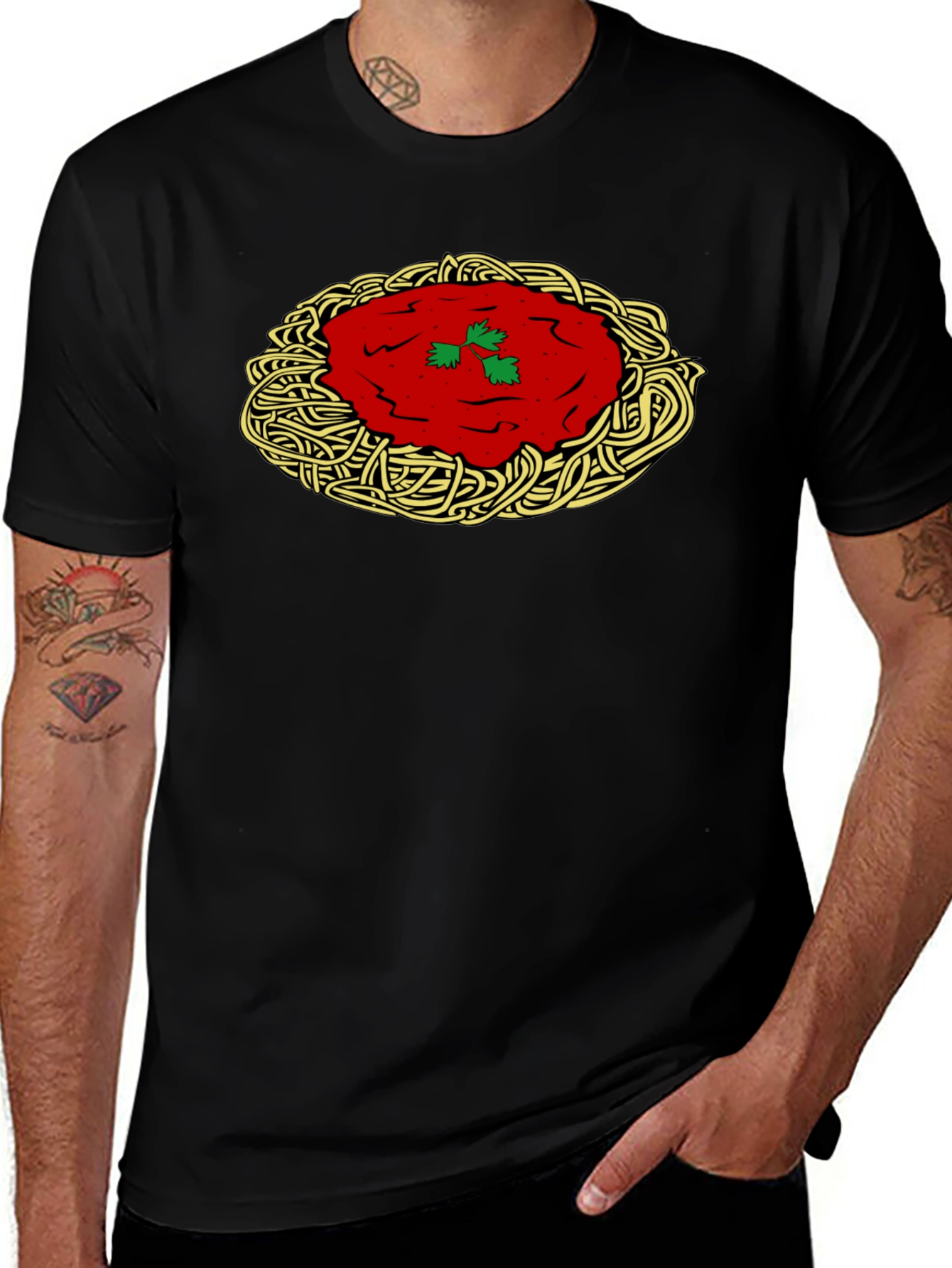 Spaghetti and Meatballs T-Shirt - Graphic Tee