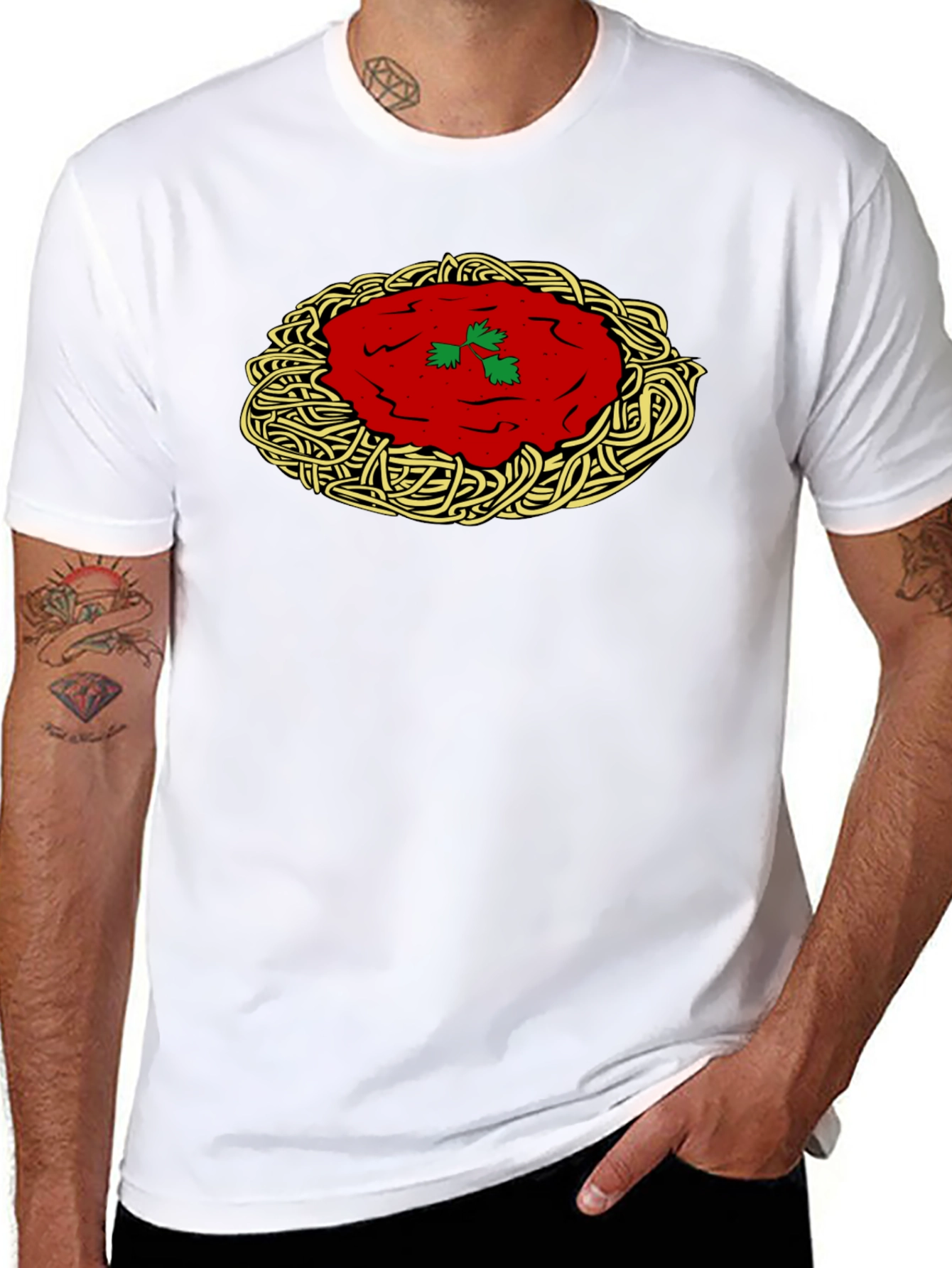 Spaghetti and Meatballs T-Shirt - Graphic Tee
