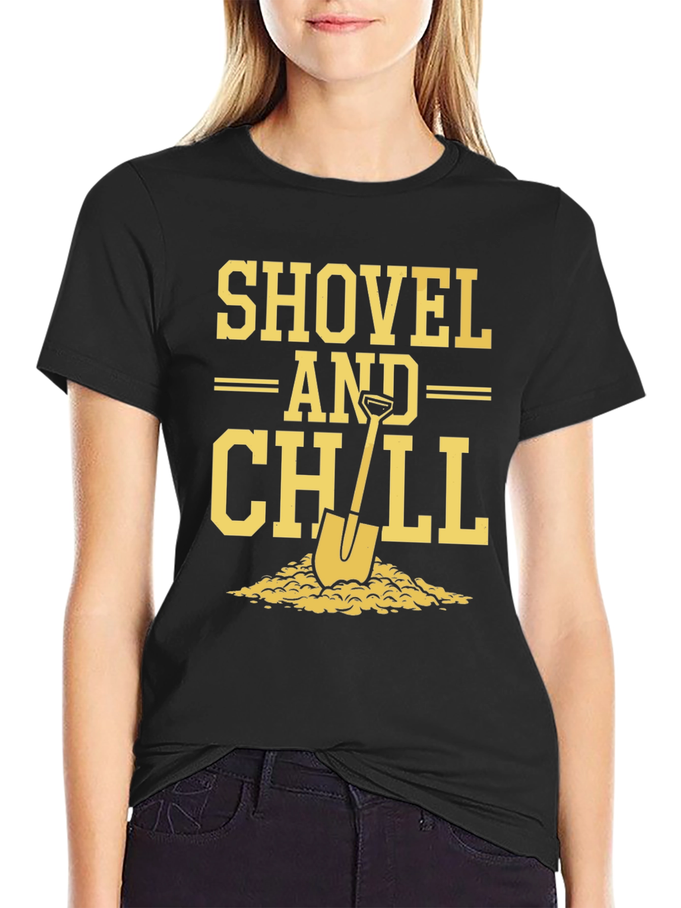 Shovel and Chill Graphic T-Shirt - Relaxed Comfort