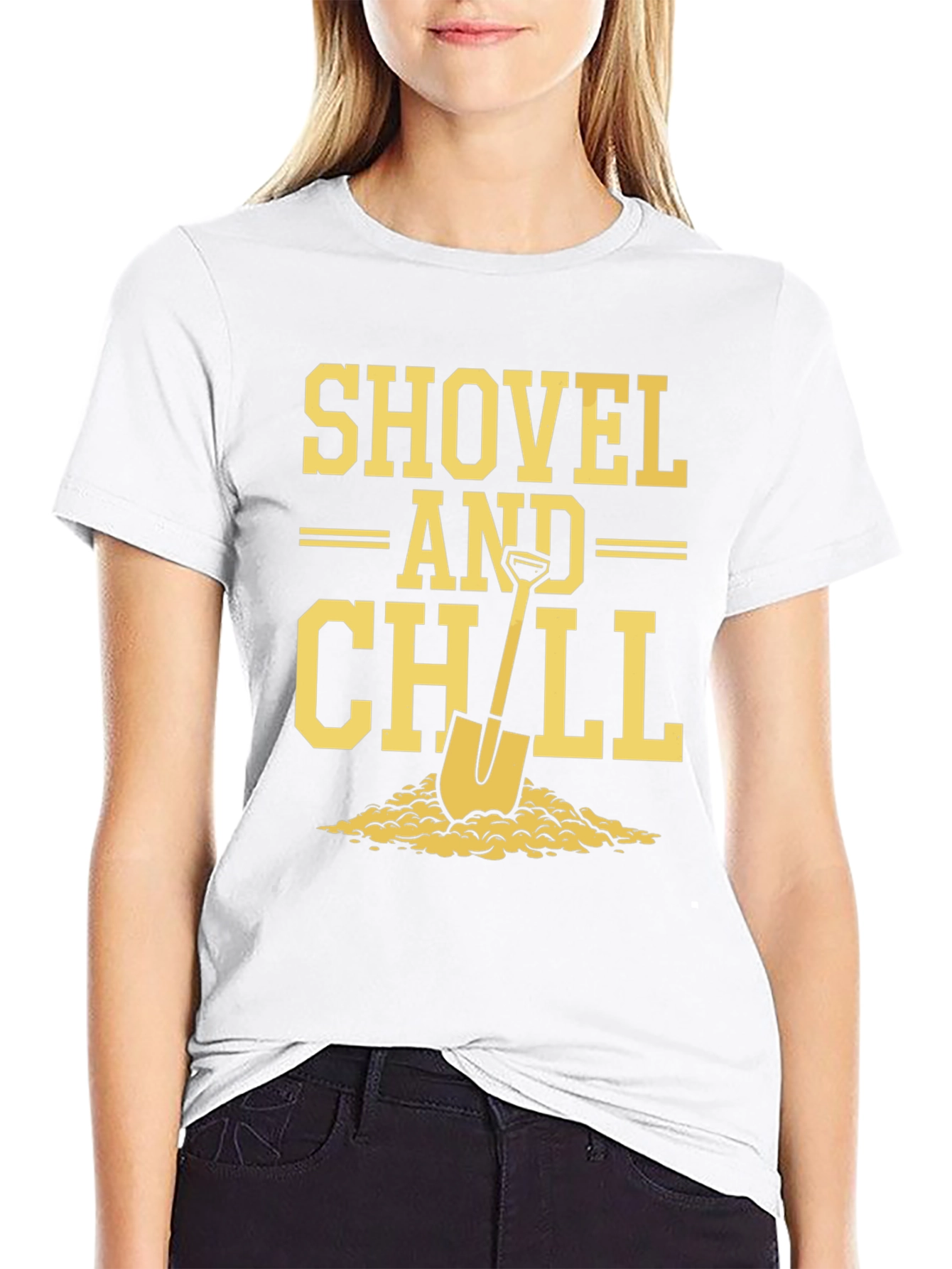 Shovel and Chill Graphic T-Shirt - Relaxed Comfort