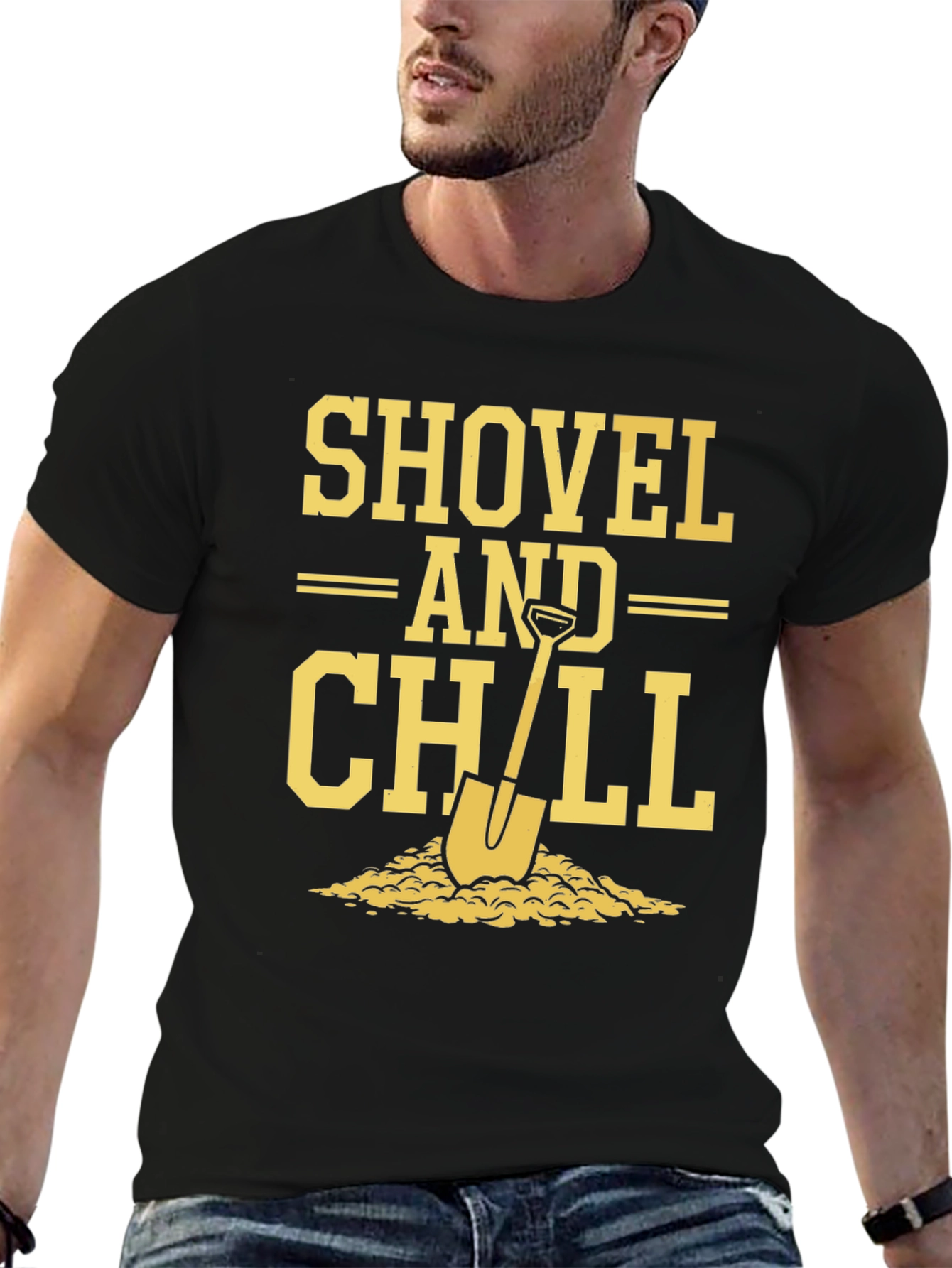 Shovel and Chill Graphic T-Shirt - Relaxed Comfort