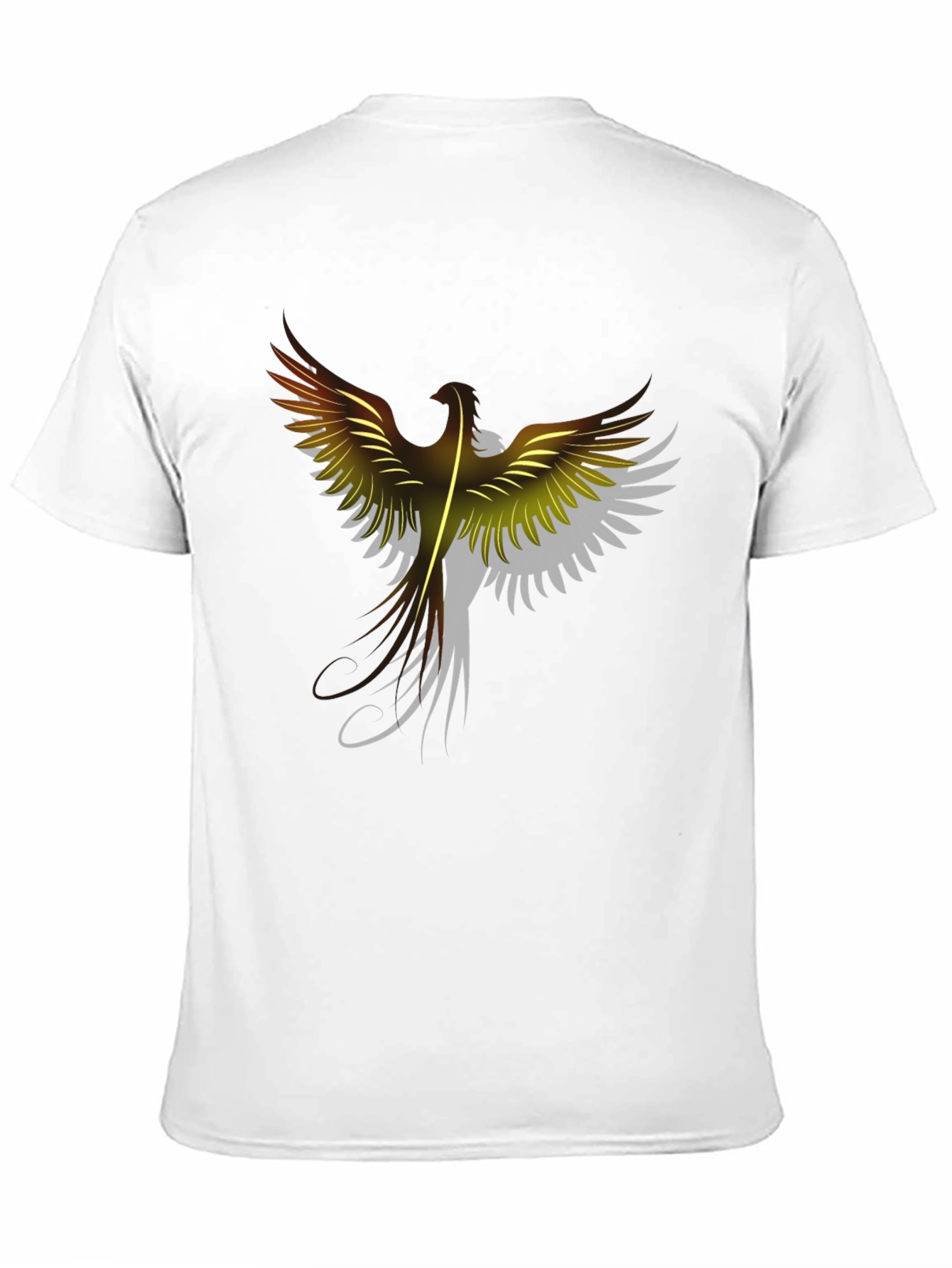 Phoenix Graphic Print Black T-Shirt