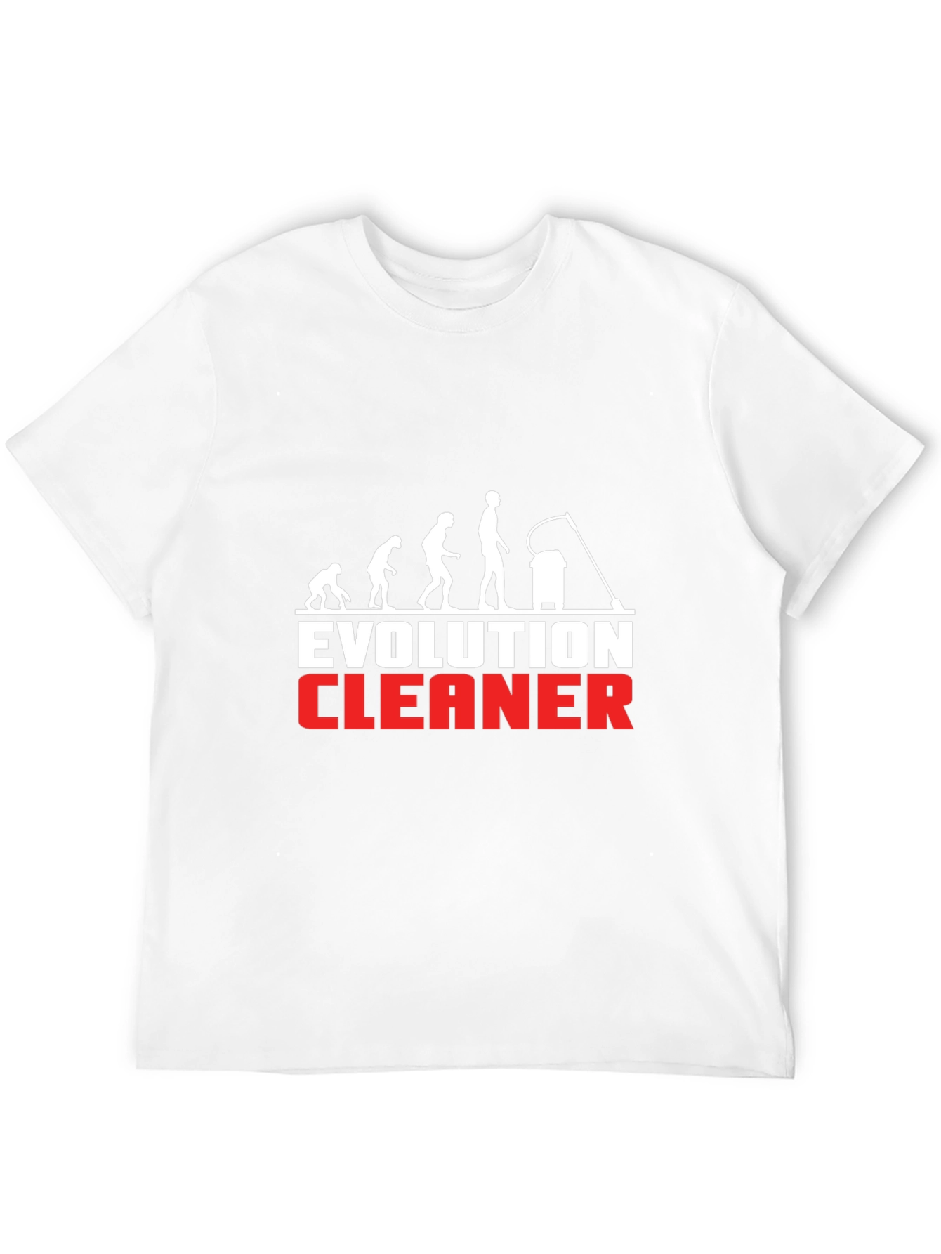 Evolution Cleaner Funny Graphic T-Shirt