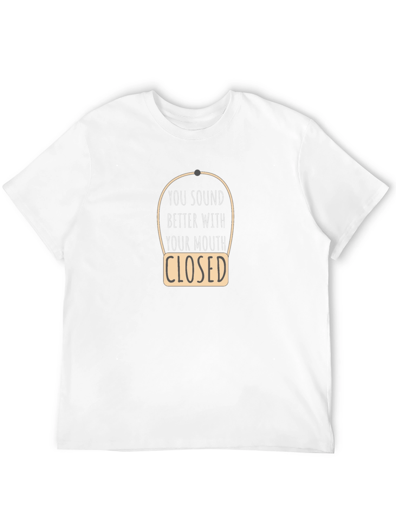 Sarcastic Closed Mouth Graphic Tee
