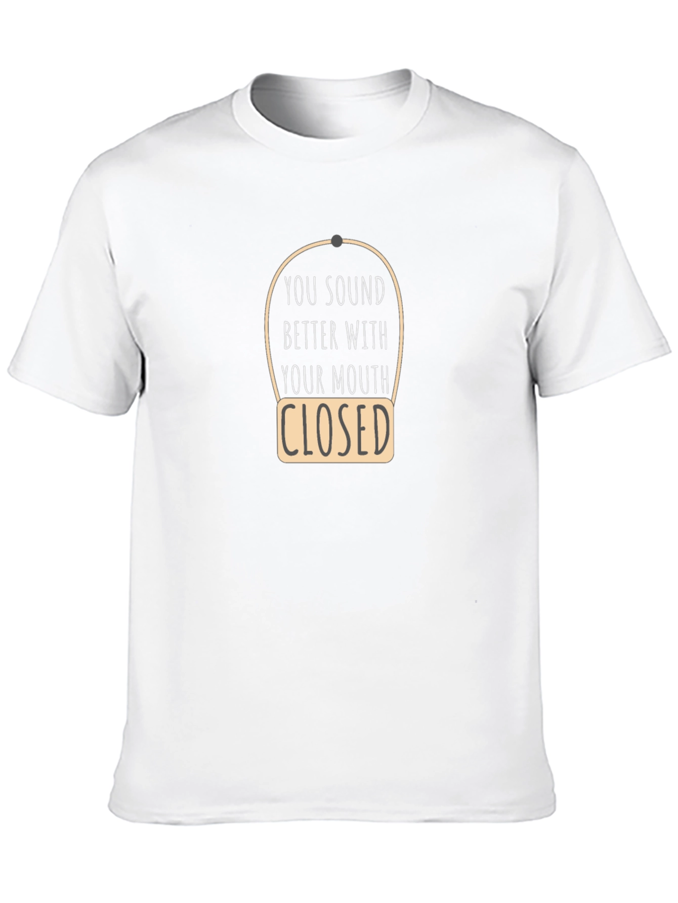 Sarcastic Closed Mouth Graphic Tee