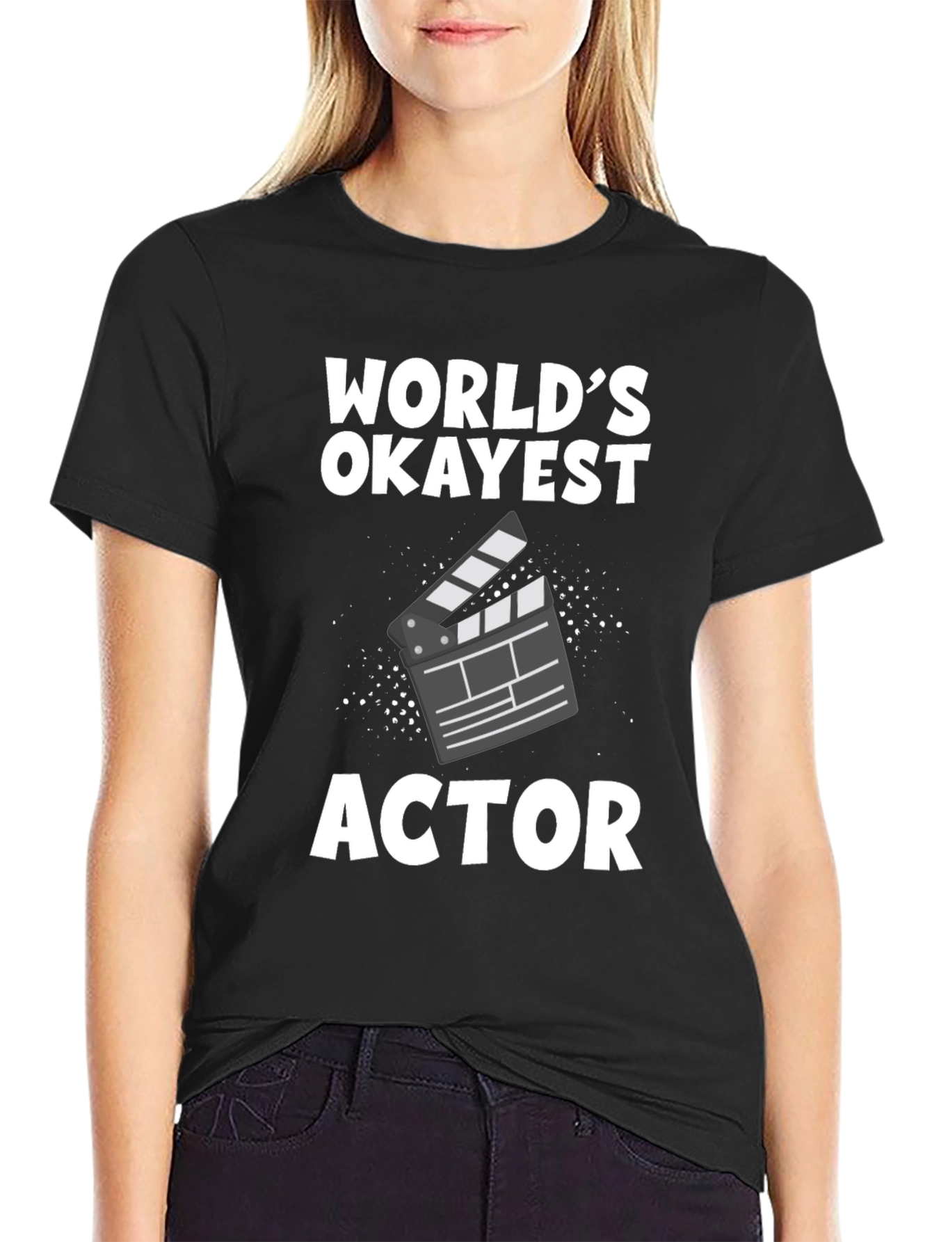 Worlds Okayest Actor - Graphic T-Shirt