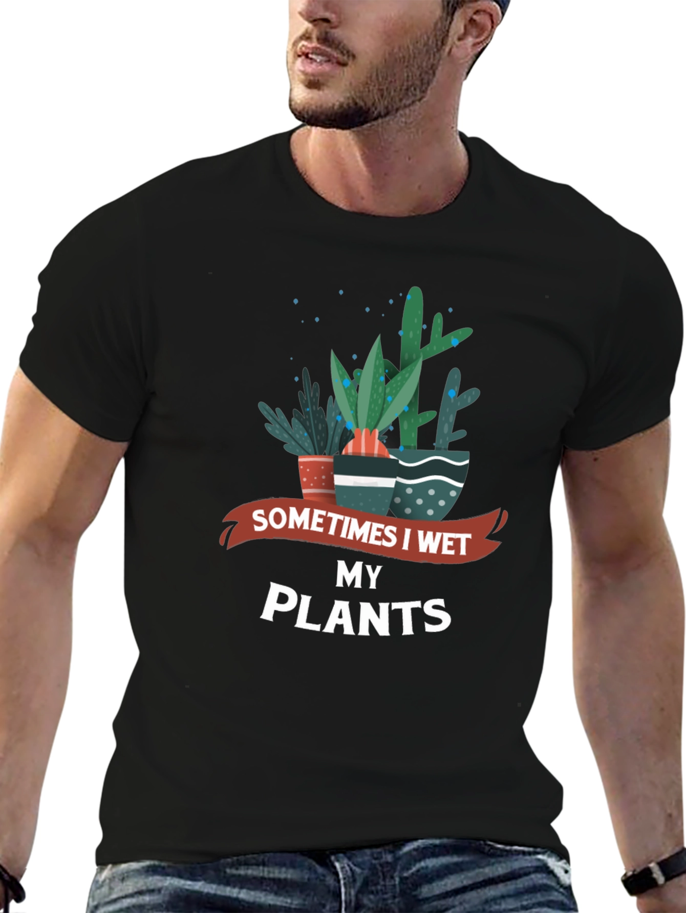 Sometimes I Wet My Plants Graphic Tee