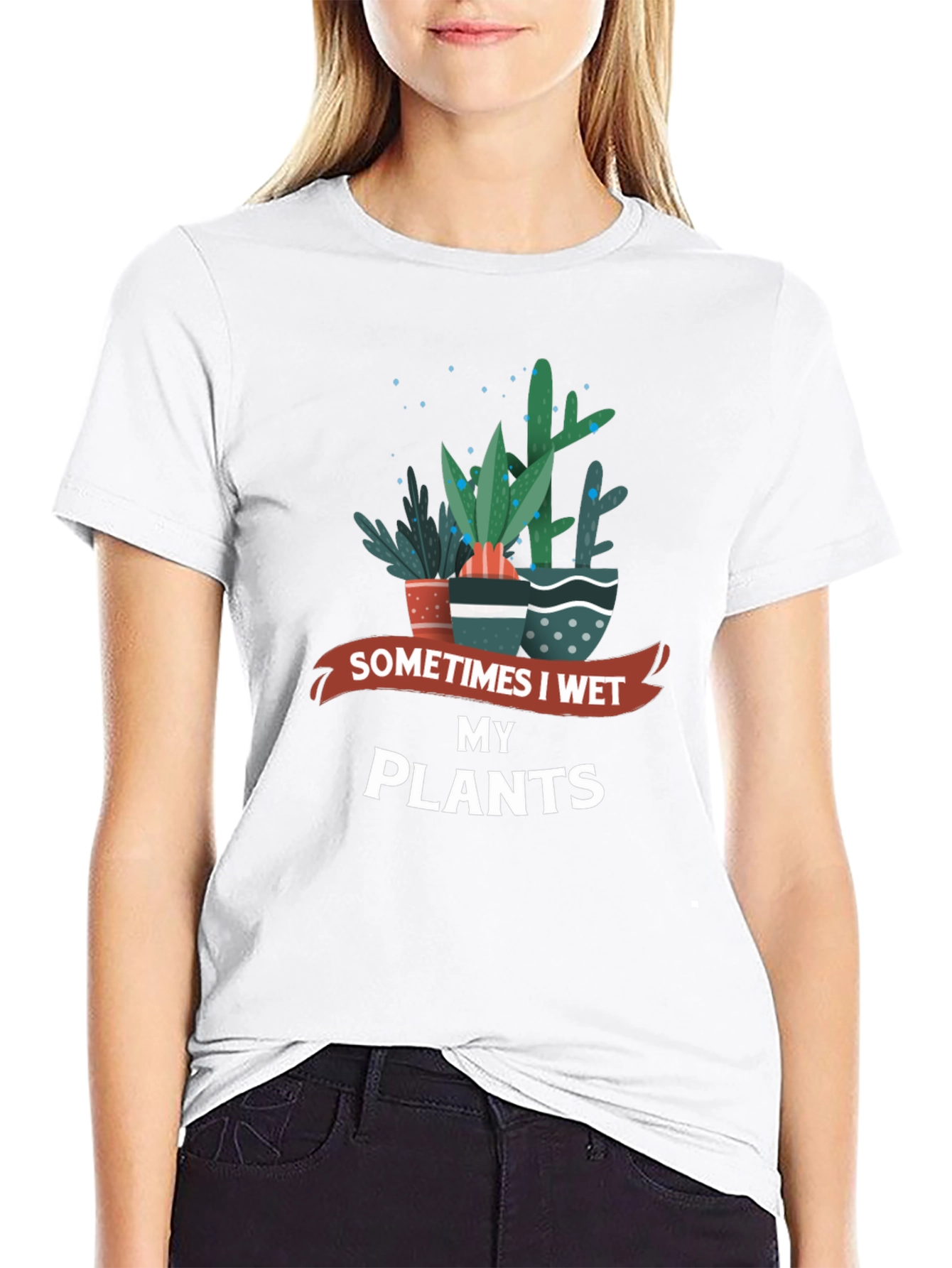 Sometimes I Wet My Plants Graphic Tee