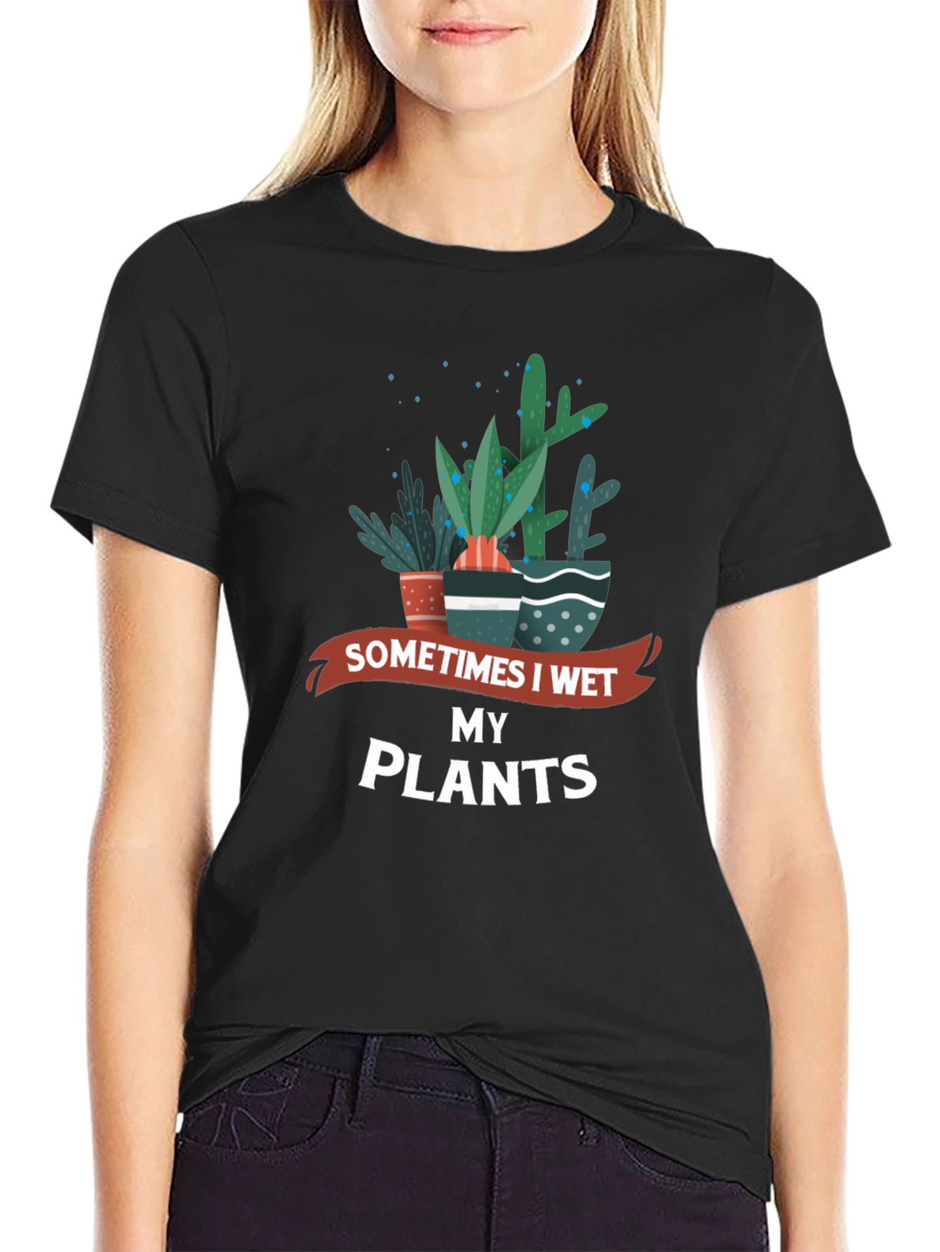 Sometimes I Wet My Plants Graphic Tee