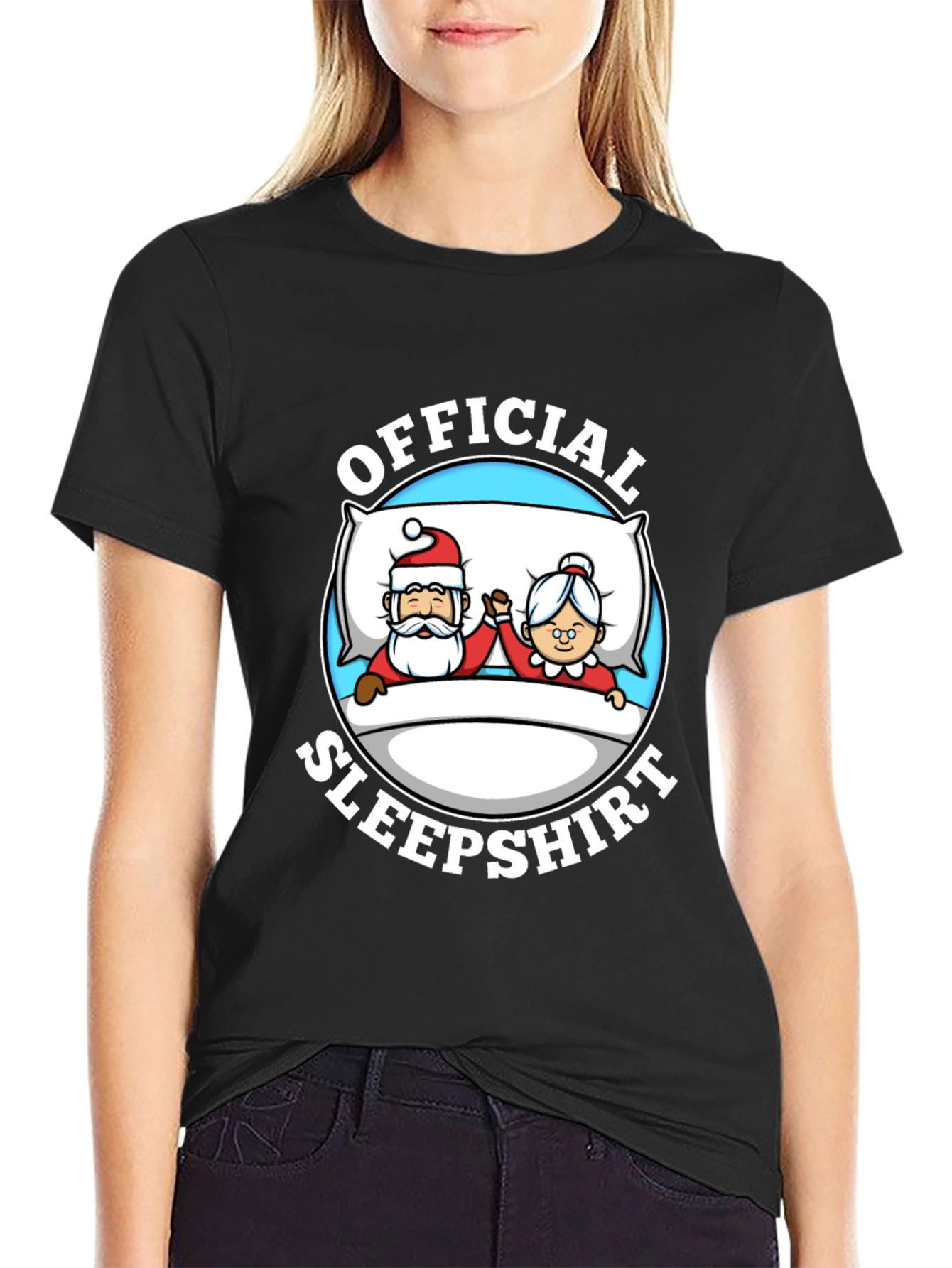 Official Santa Sleepshirt Graphic Tee