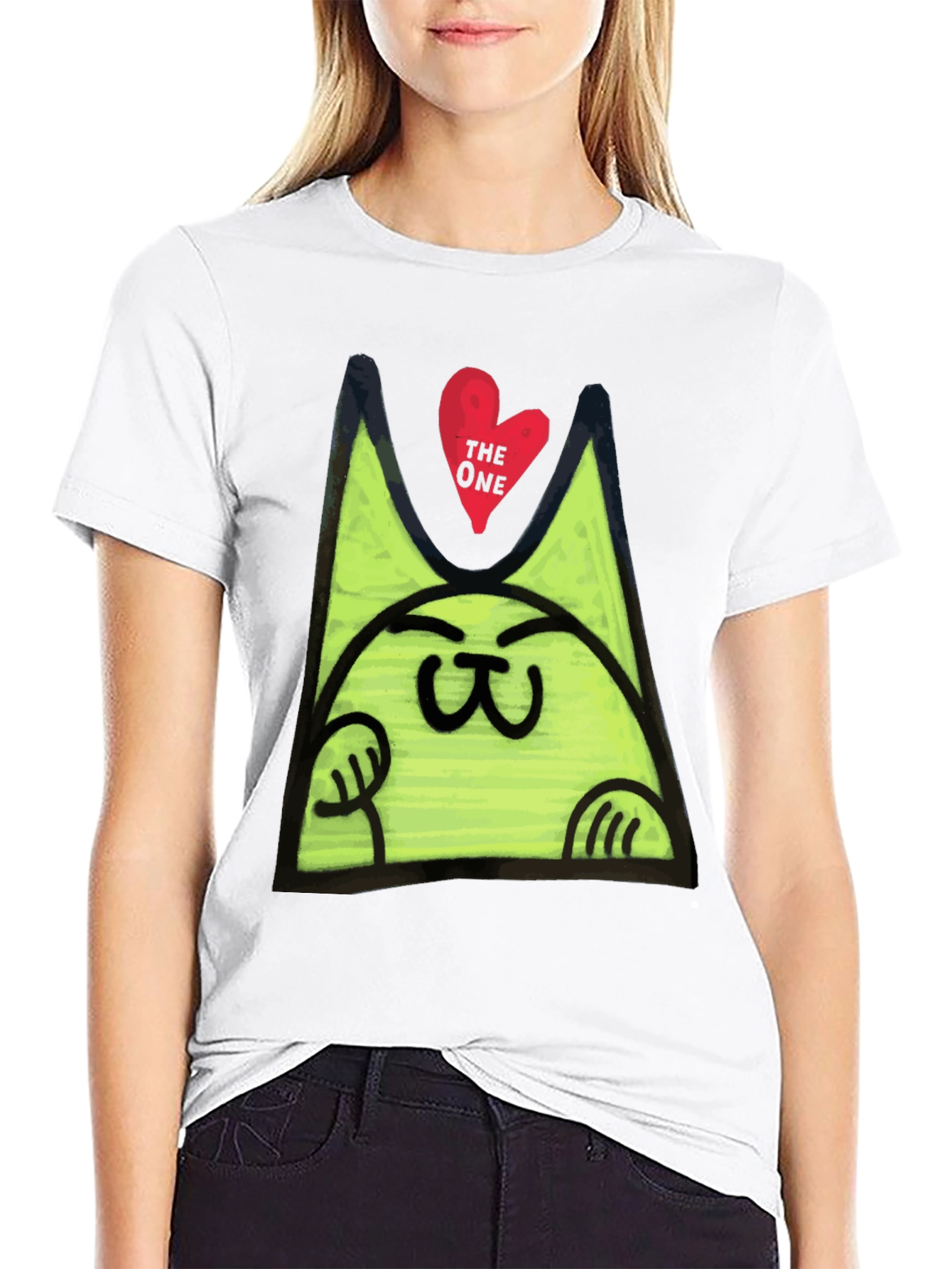 Funny Cat Graphic T-Shirt - Mens Black Tee