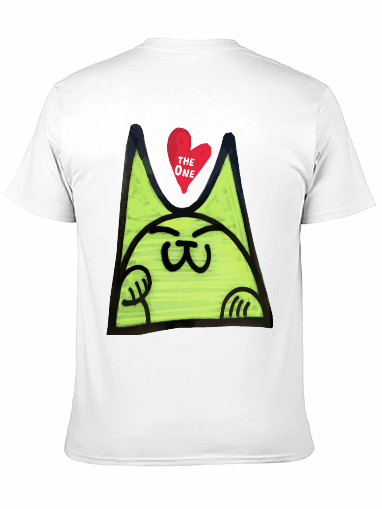 Funny Cat Graphic T-Shirt - Mens Black Tee