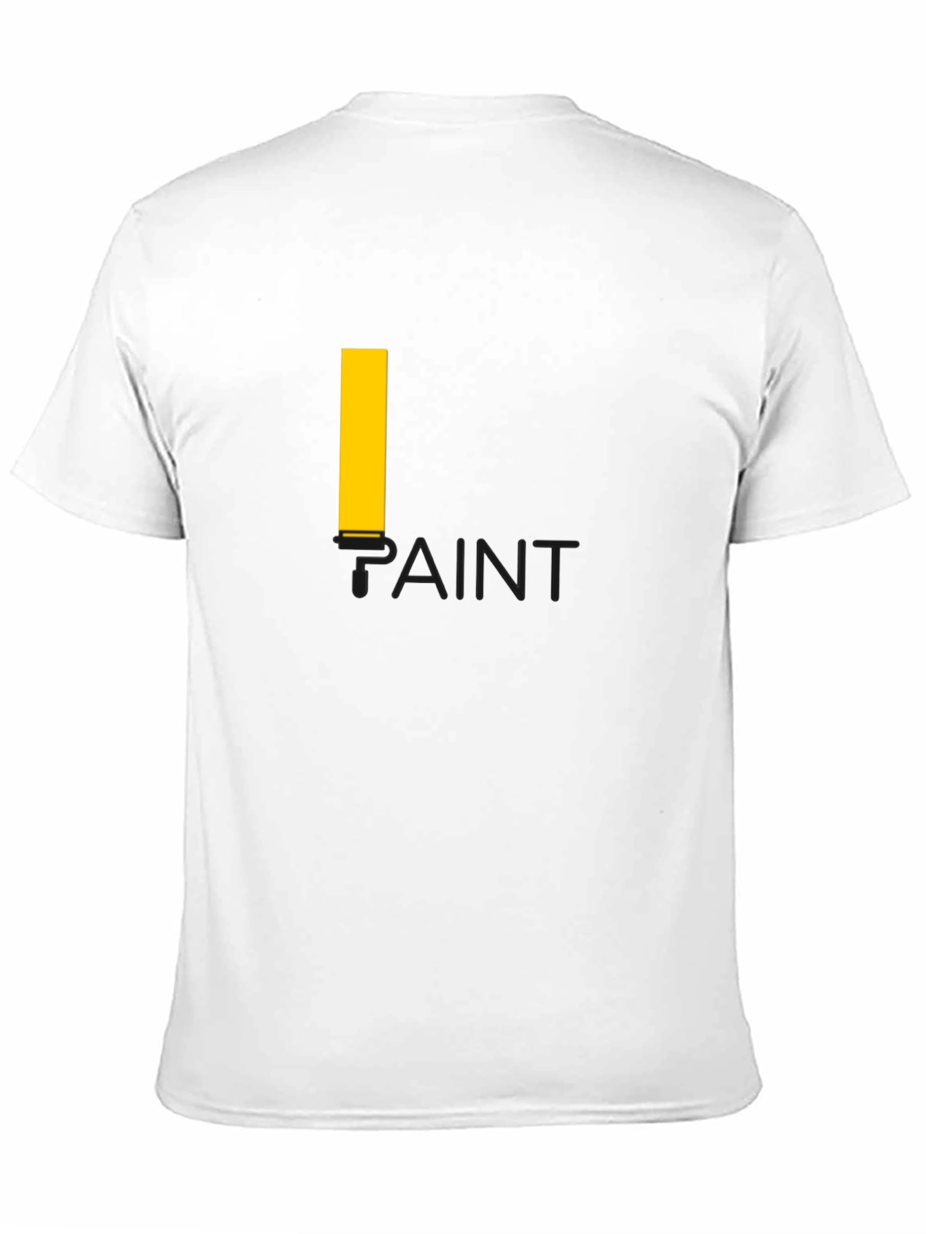 Paint Graphic T-Shirt - Casual Black Tee
